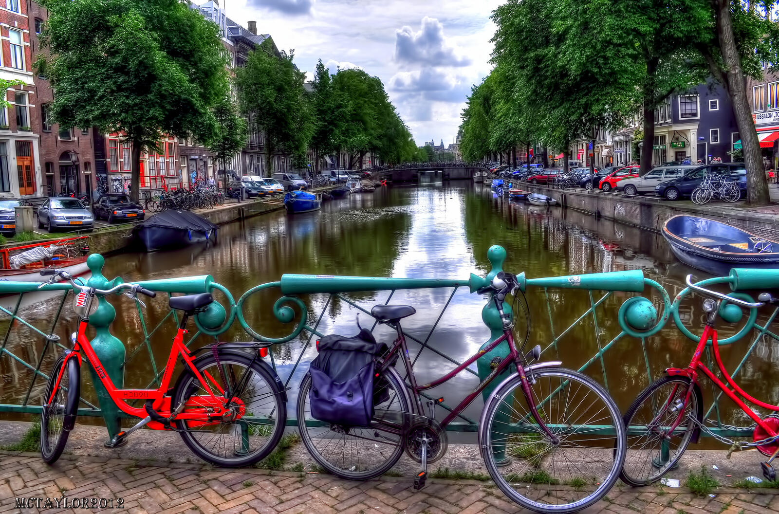 Обои Северная Голландия Амстердам велосипеды на рабочий стол