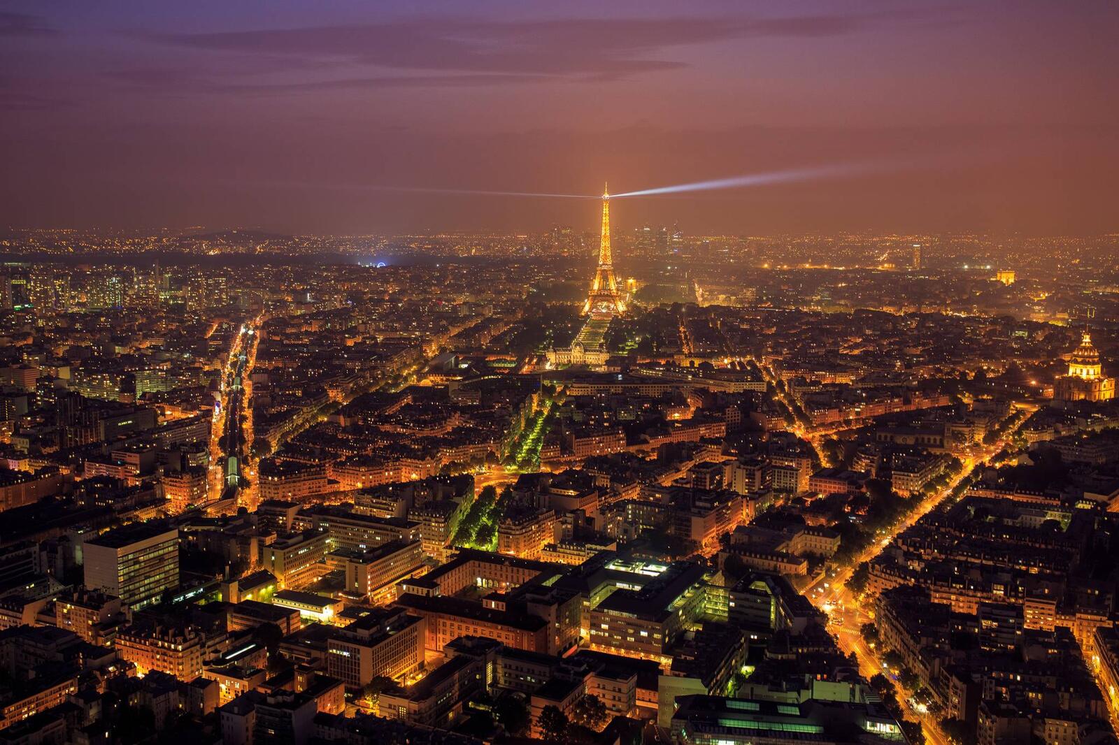 Wallpapers Eiffel Tower night night city on the desktop