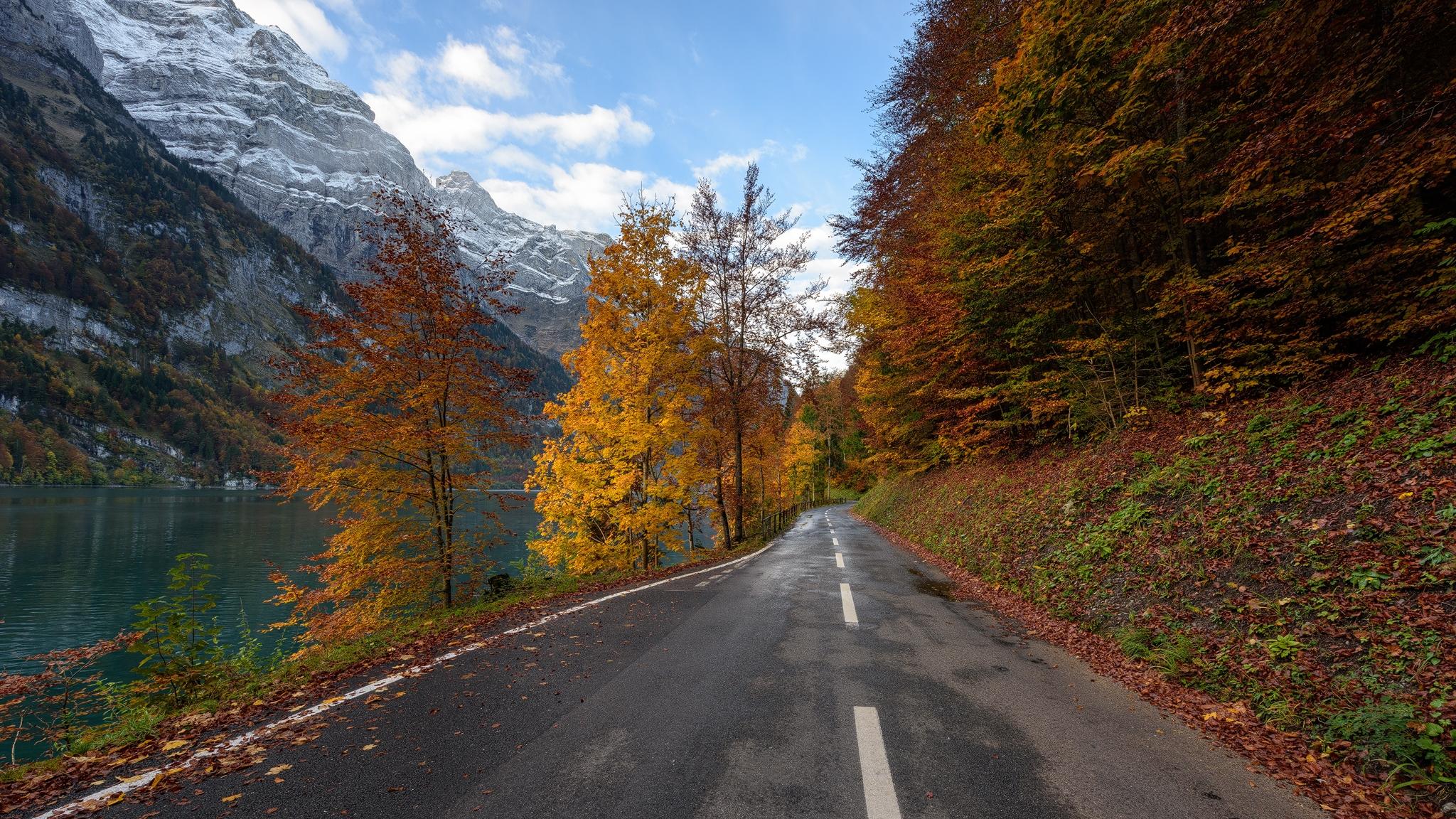 Природа Швейцарии осенью