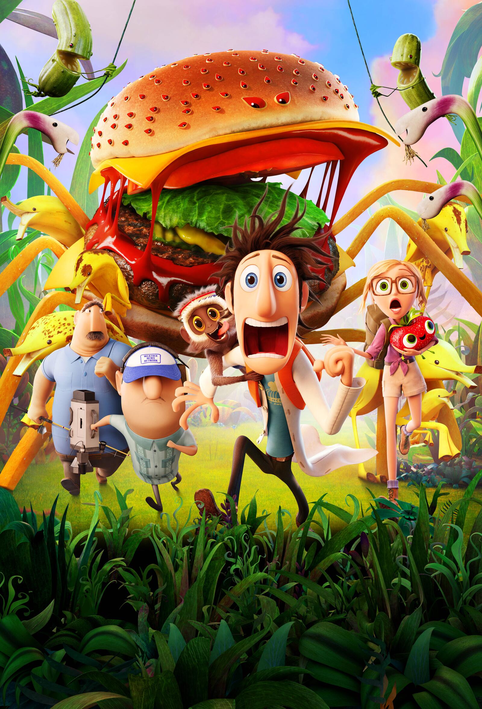 Wallpapers Cloudy with a Chance of Meatballs 2 poster cartoon on the desktop