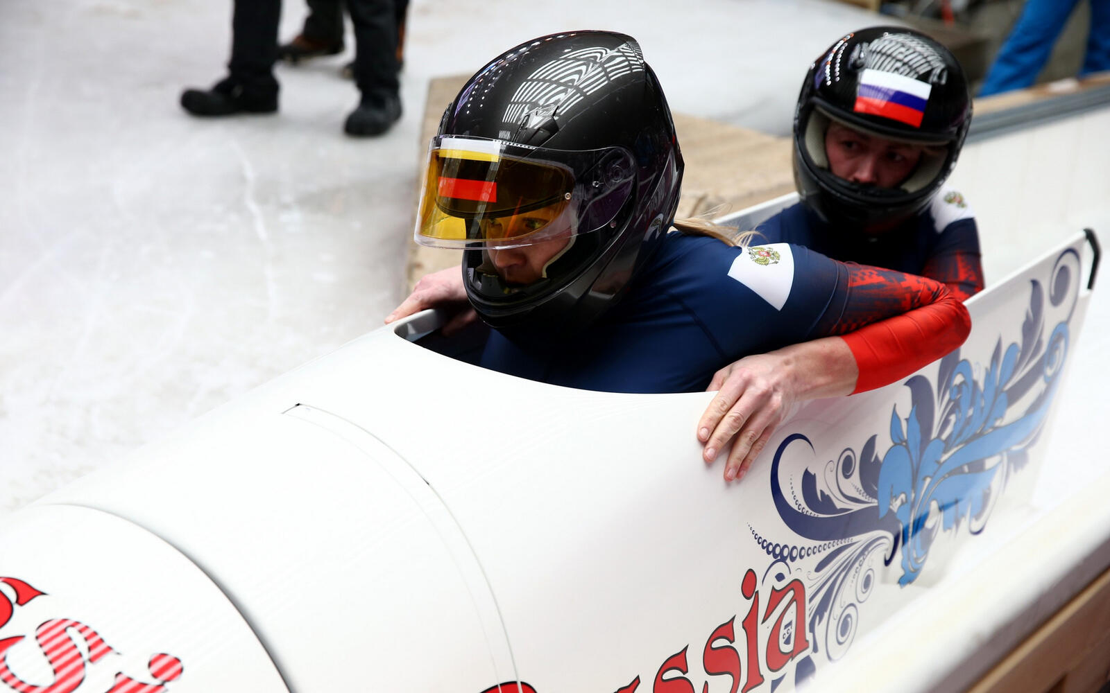 Wallpapers bobsled sled athletes on the desktop