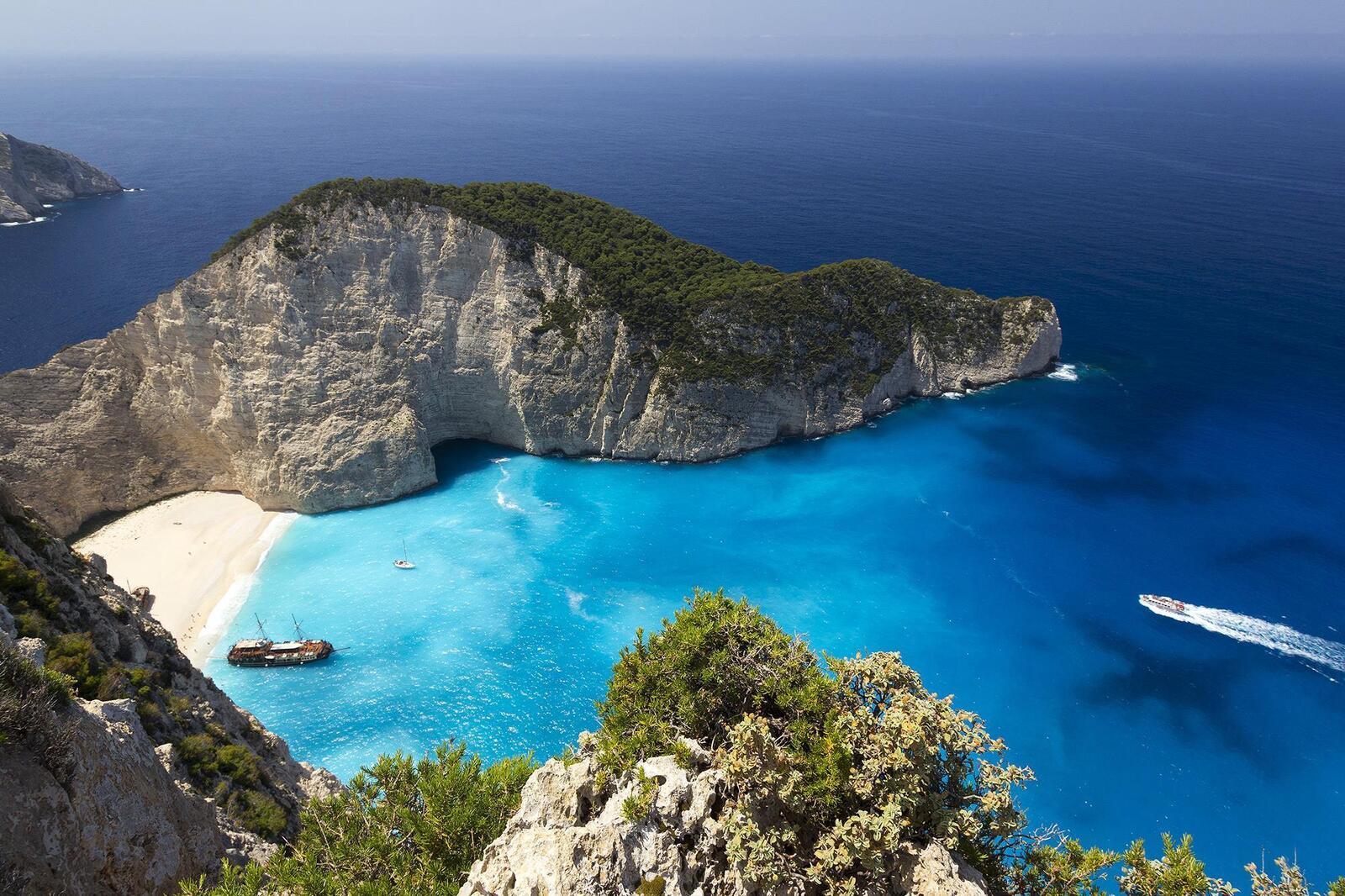 Обои Остров Закинф Греция море на рабочий стол