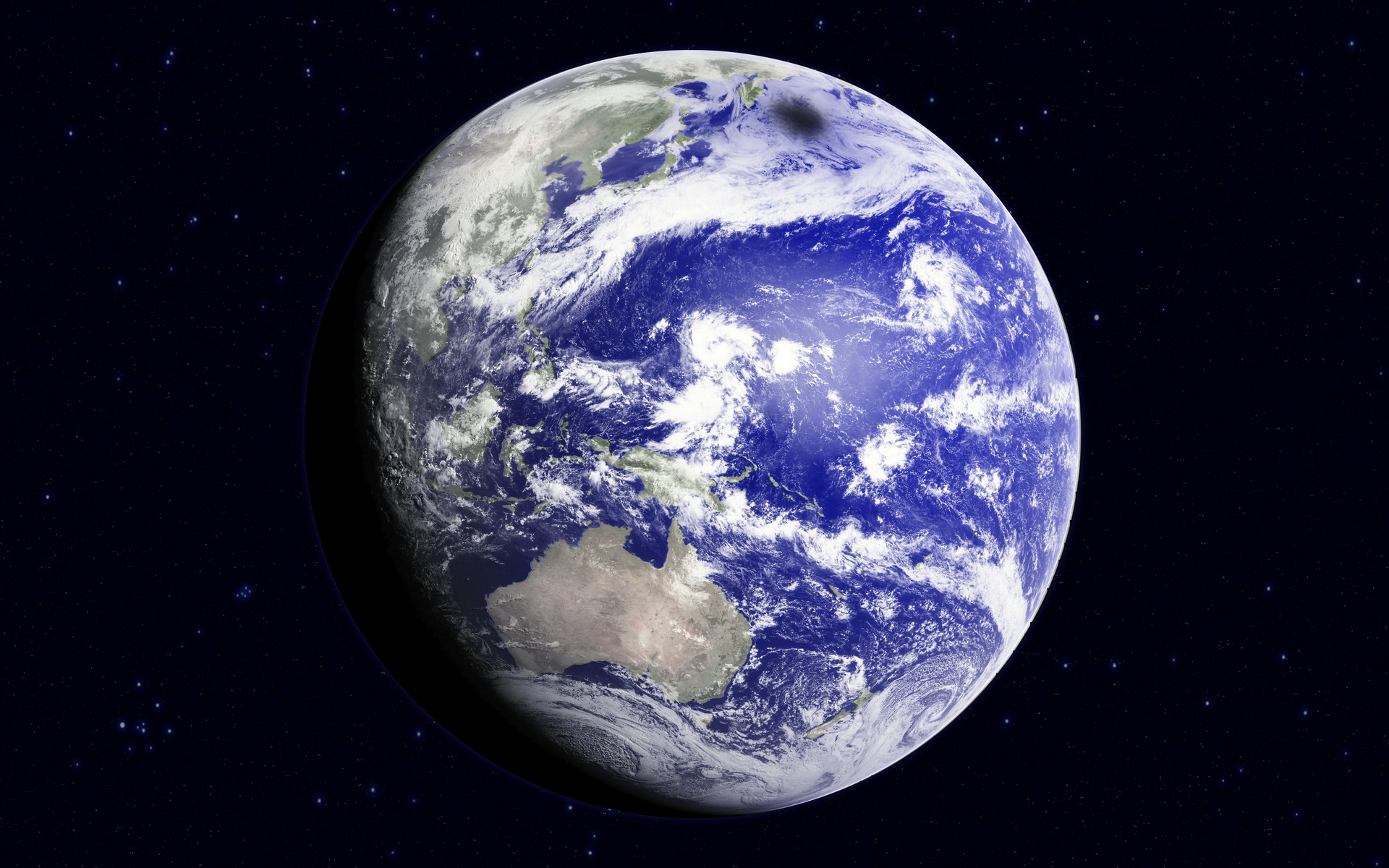 Wallpapers vacuum planet earth on the desktop