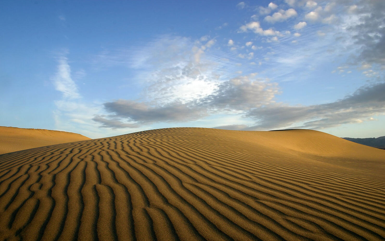 Обои пустыня дюны небо на рабочий стол