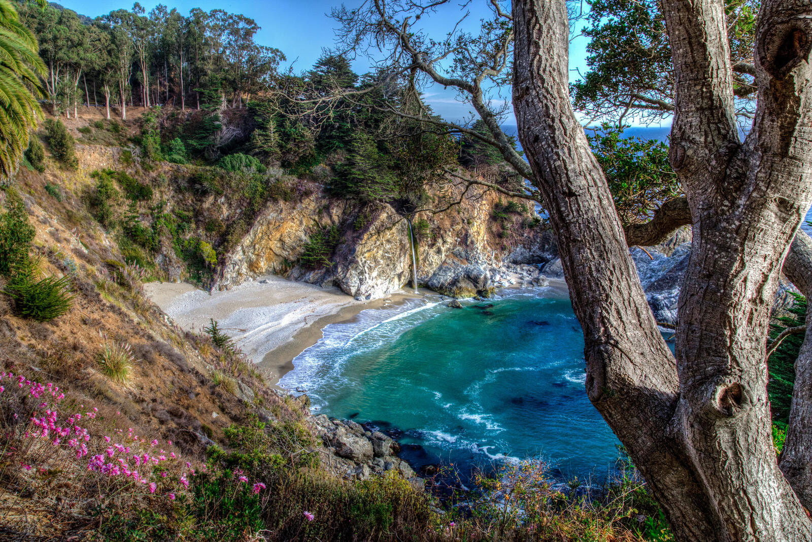 Wallpapers Mcway Falls Pfeiffer State Park Big Sur on the desktop