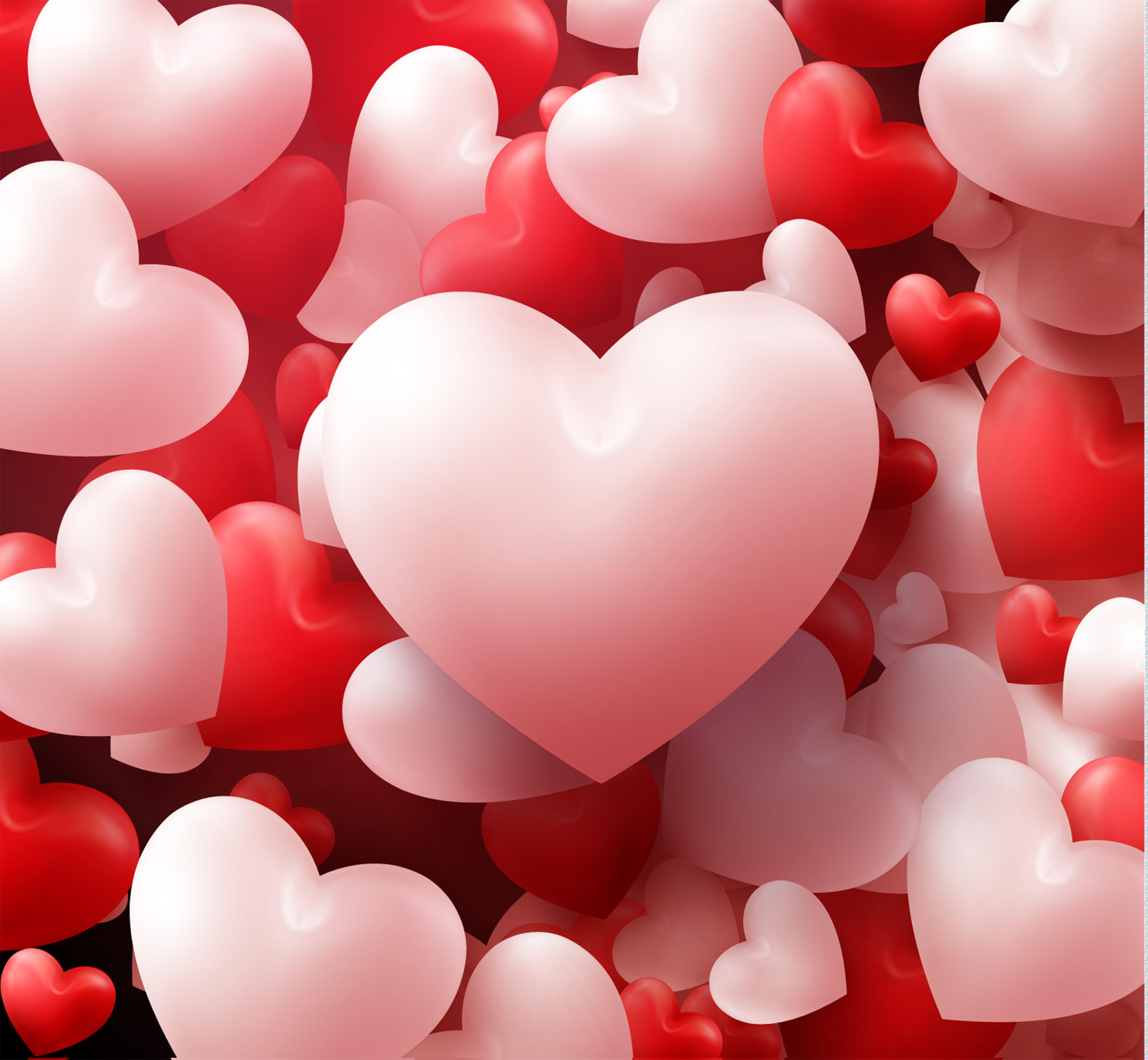 Wallpapers hearts holidays Valentine day on the desktop