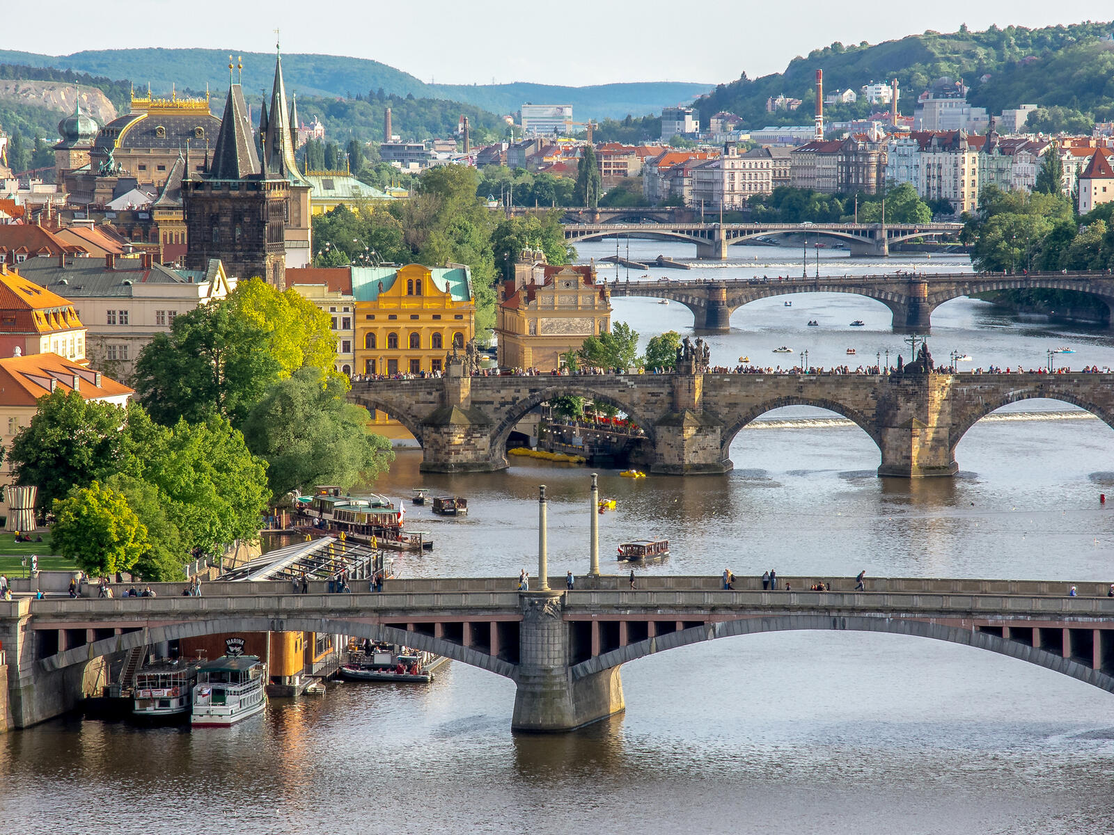 Обои Прага город столица на рабочий стол