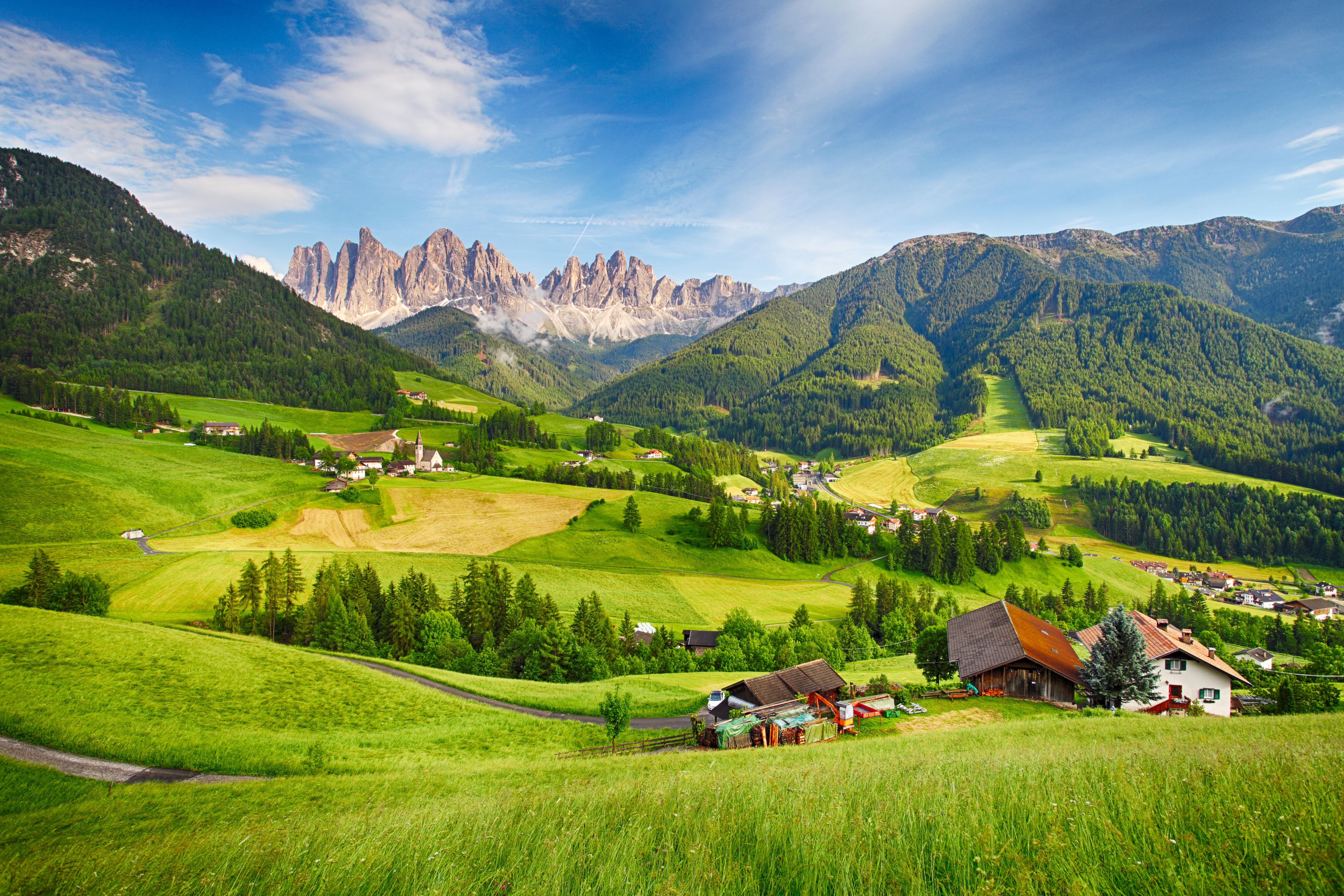 Wallpapers Dolomites Alps Italy mountains on the desktop
