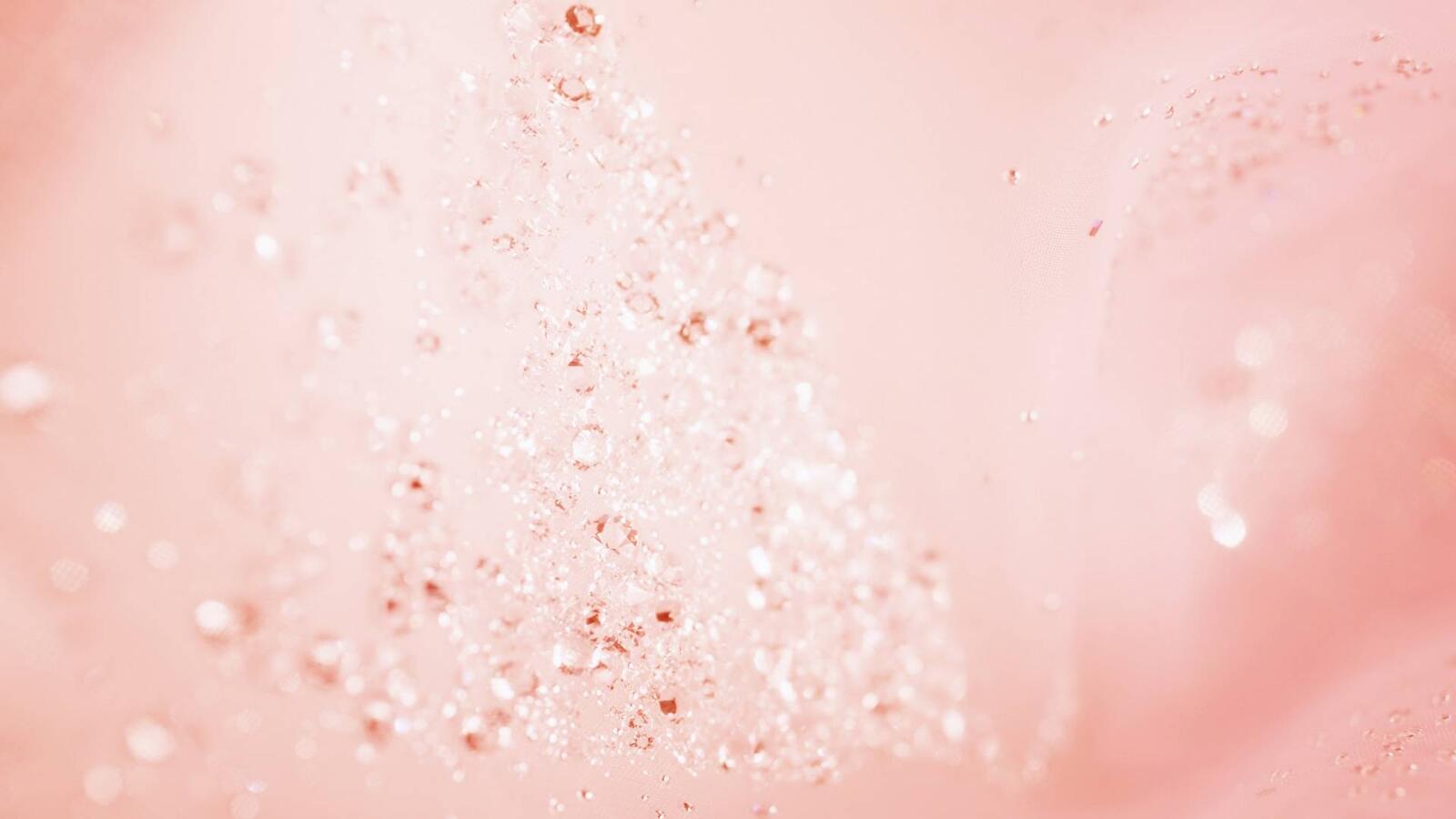 桌面上的壁纸珠宝 粉红色 背景