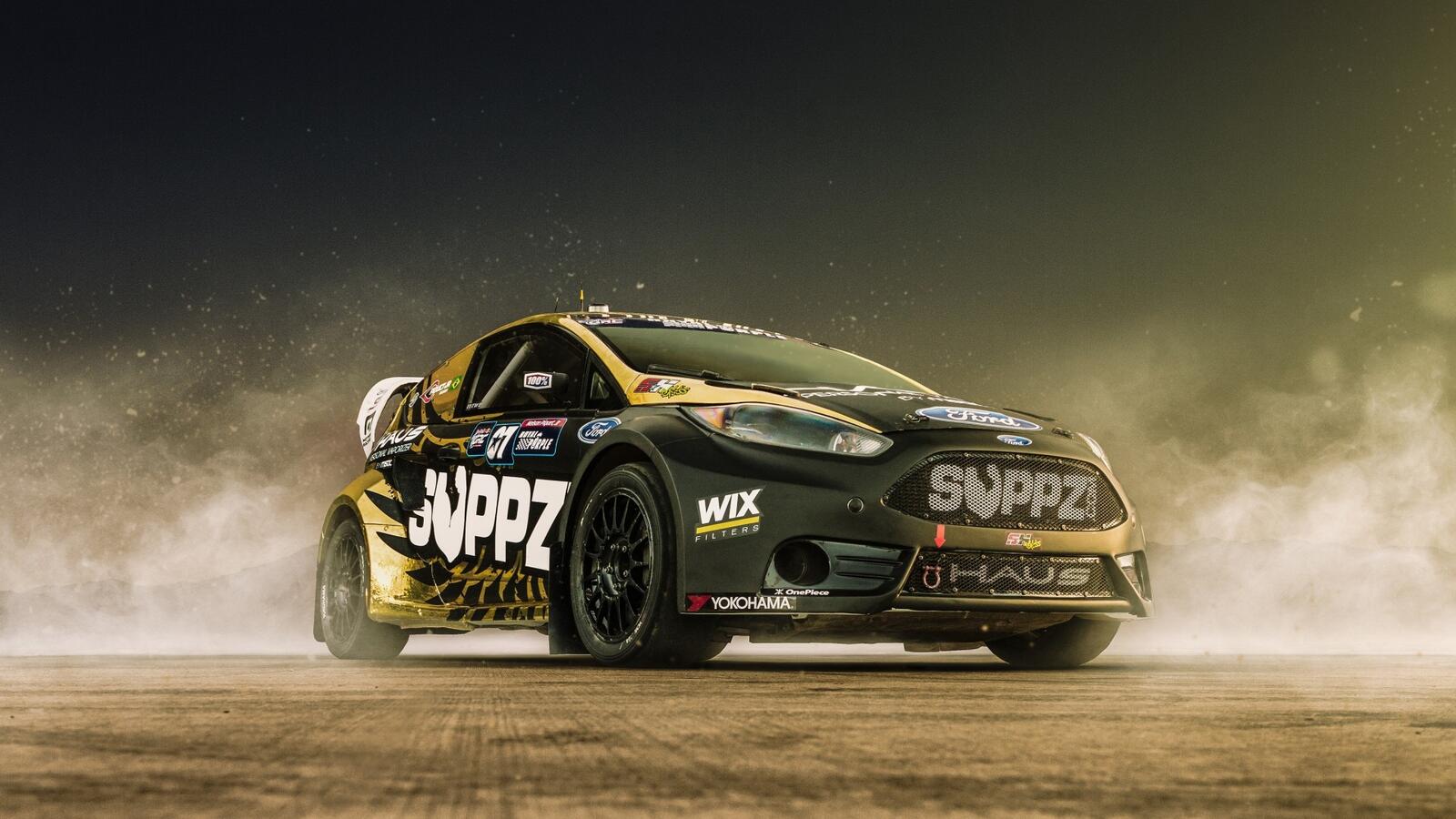 Wallpapers Rally Cross Ford sports car on the desktop