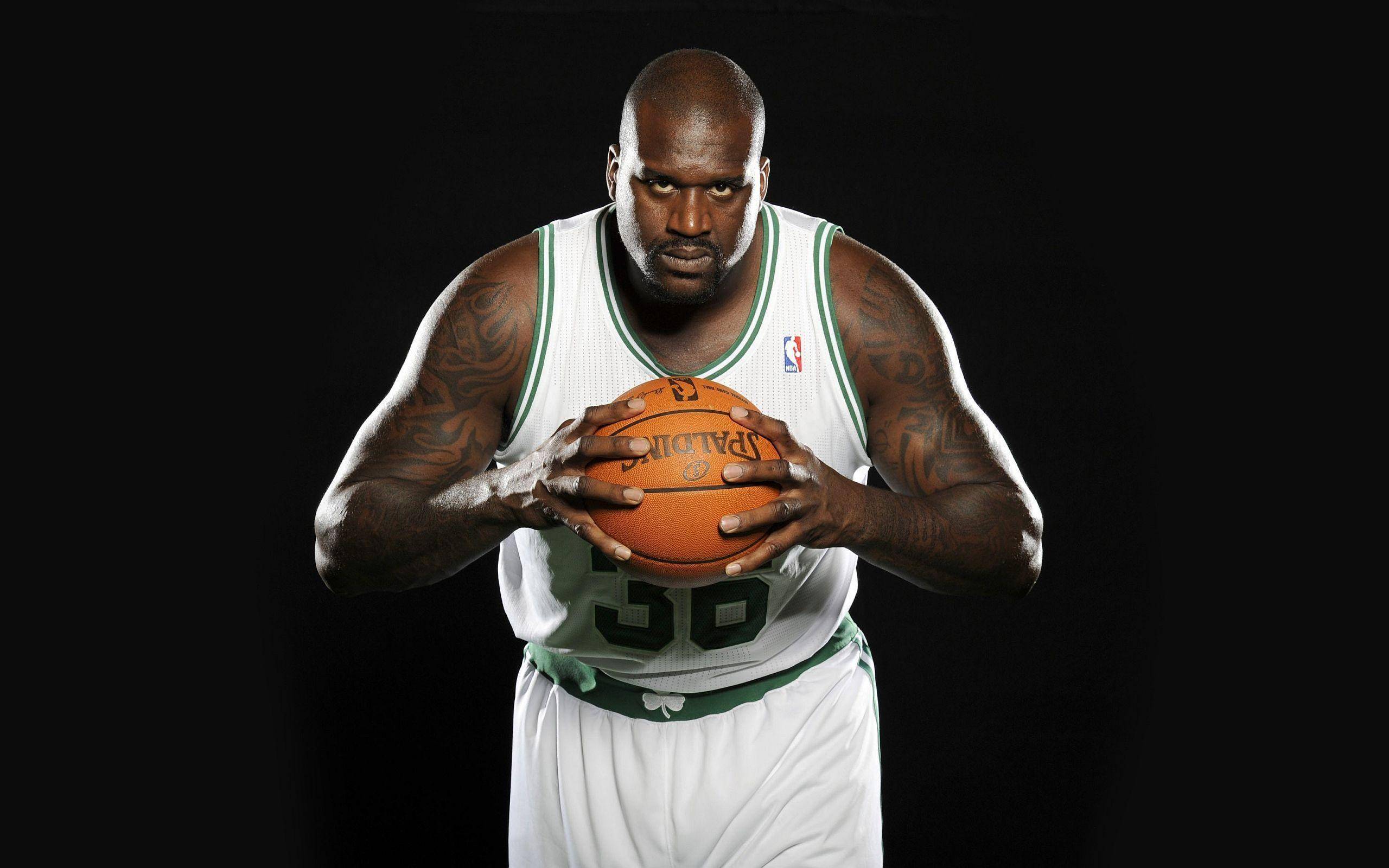 Wallpapers Shaquille o neal basketball ball on the desktop