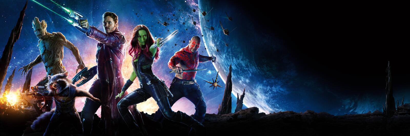 Wallpapers Guardians of the Galaxy science fiction action on the desktop