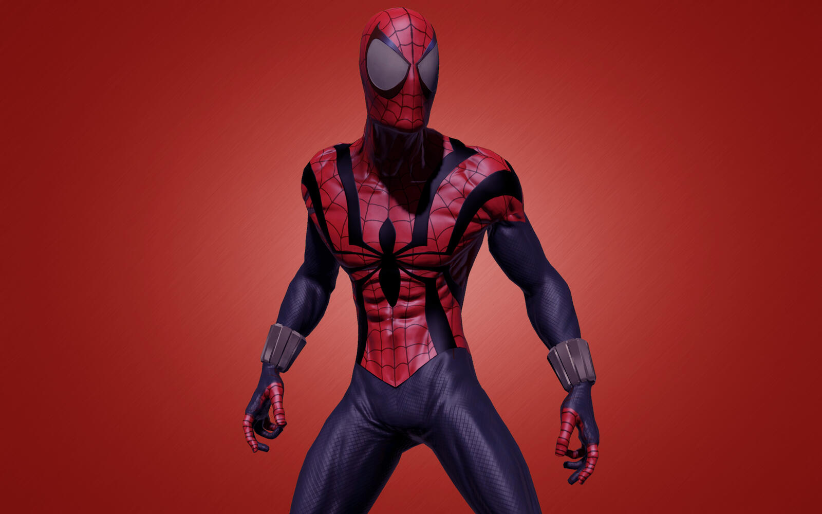 Wallpapers man spider superhero costume on the desktop