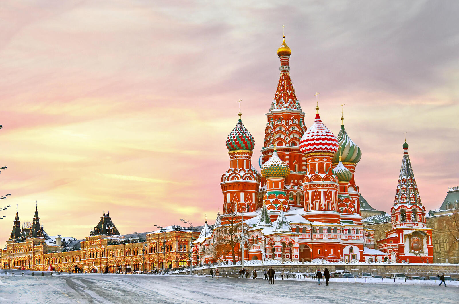 Wallpapers St Basils Cathedral the temple of Basil the Blessed Russian on the desktop