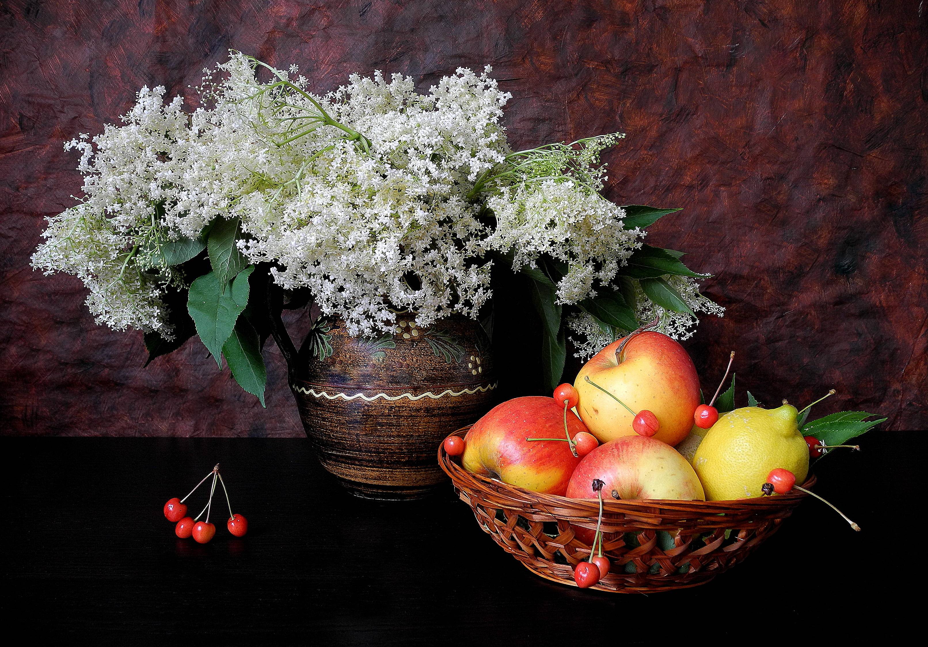 Бесплатное фото Обои на стол цветы, натюрморт