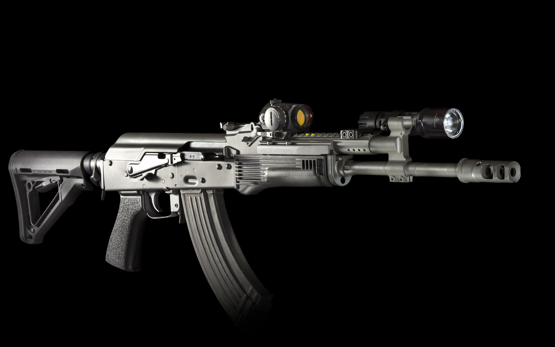 Wallpapers automatic ak trunk on the desktop