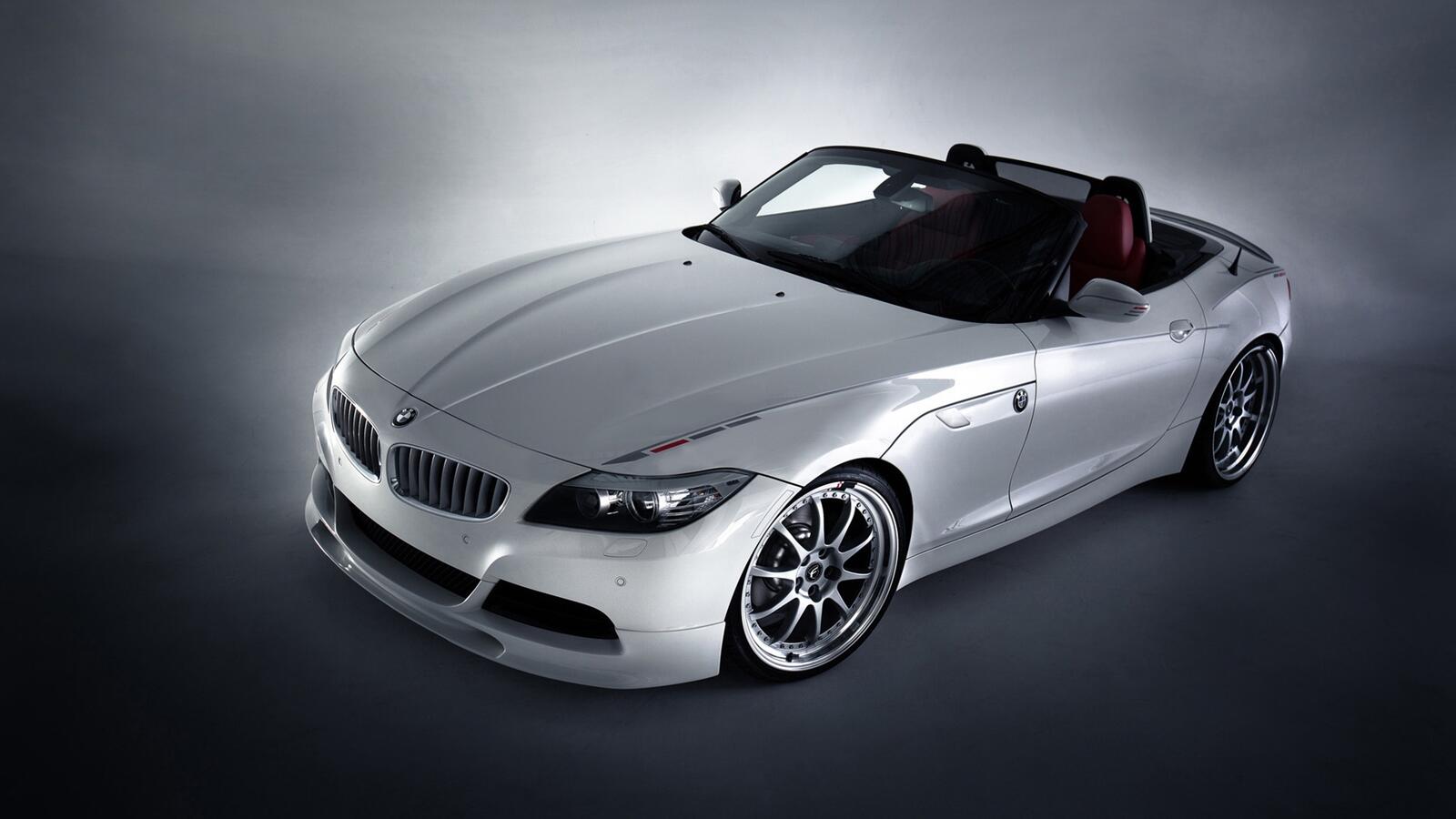 Wallpapers bmw cabriolet silver on the desktop