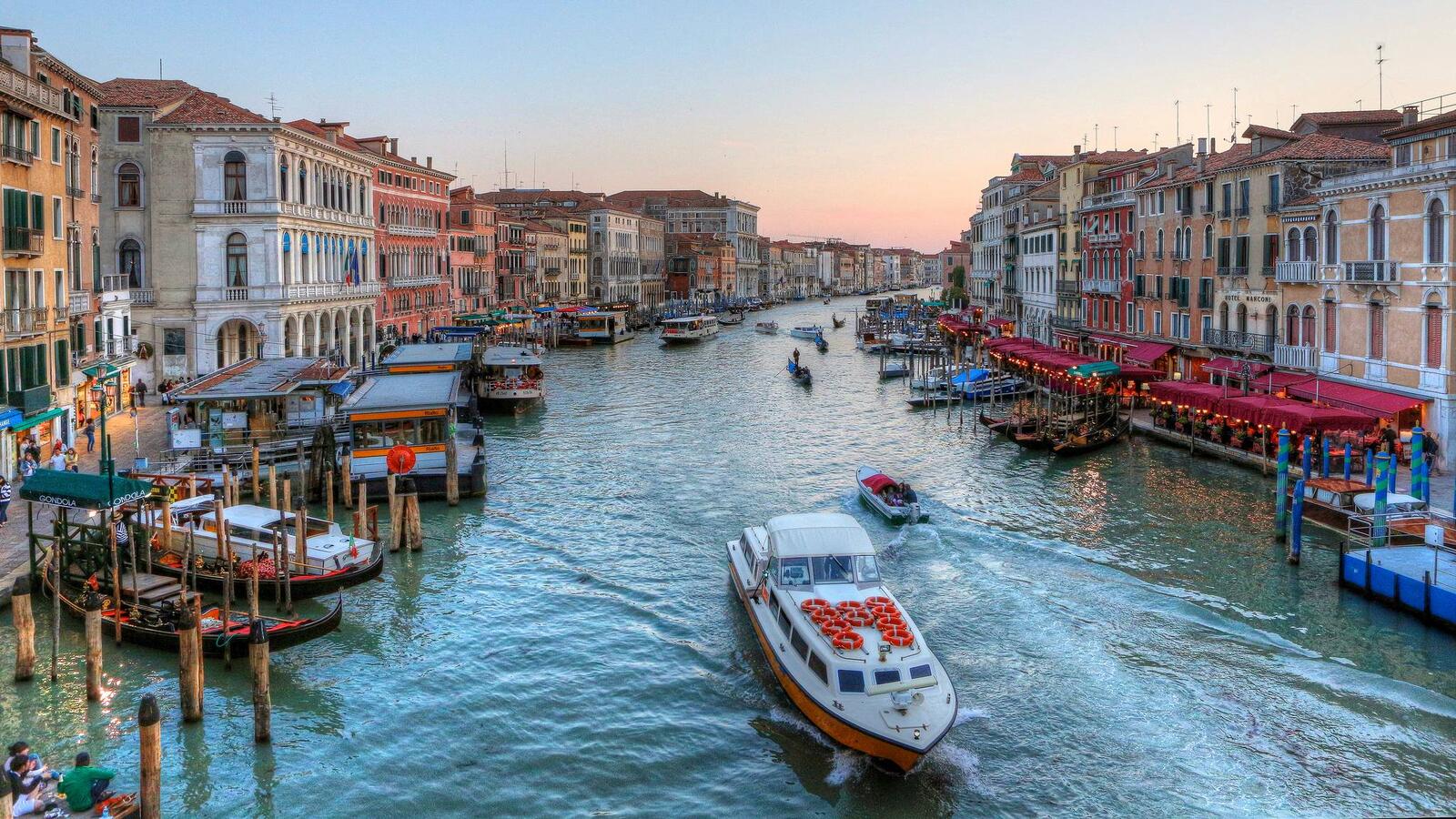 Обои Venice Grand Canal Italia на рабочий стол