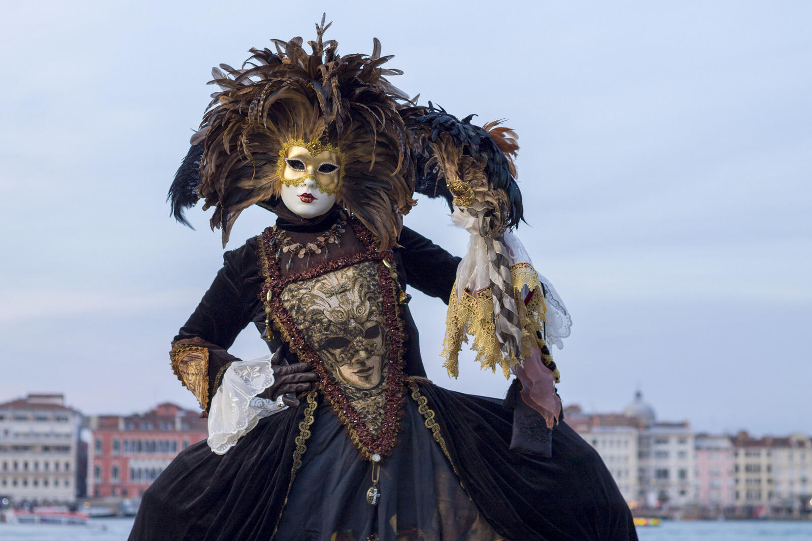 Обои Венецианская маска карнавал венеция стиль на рабочий стол