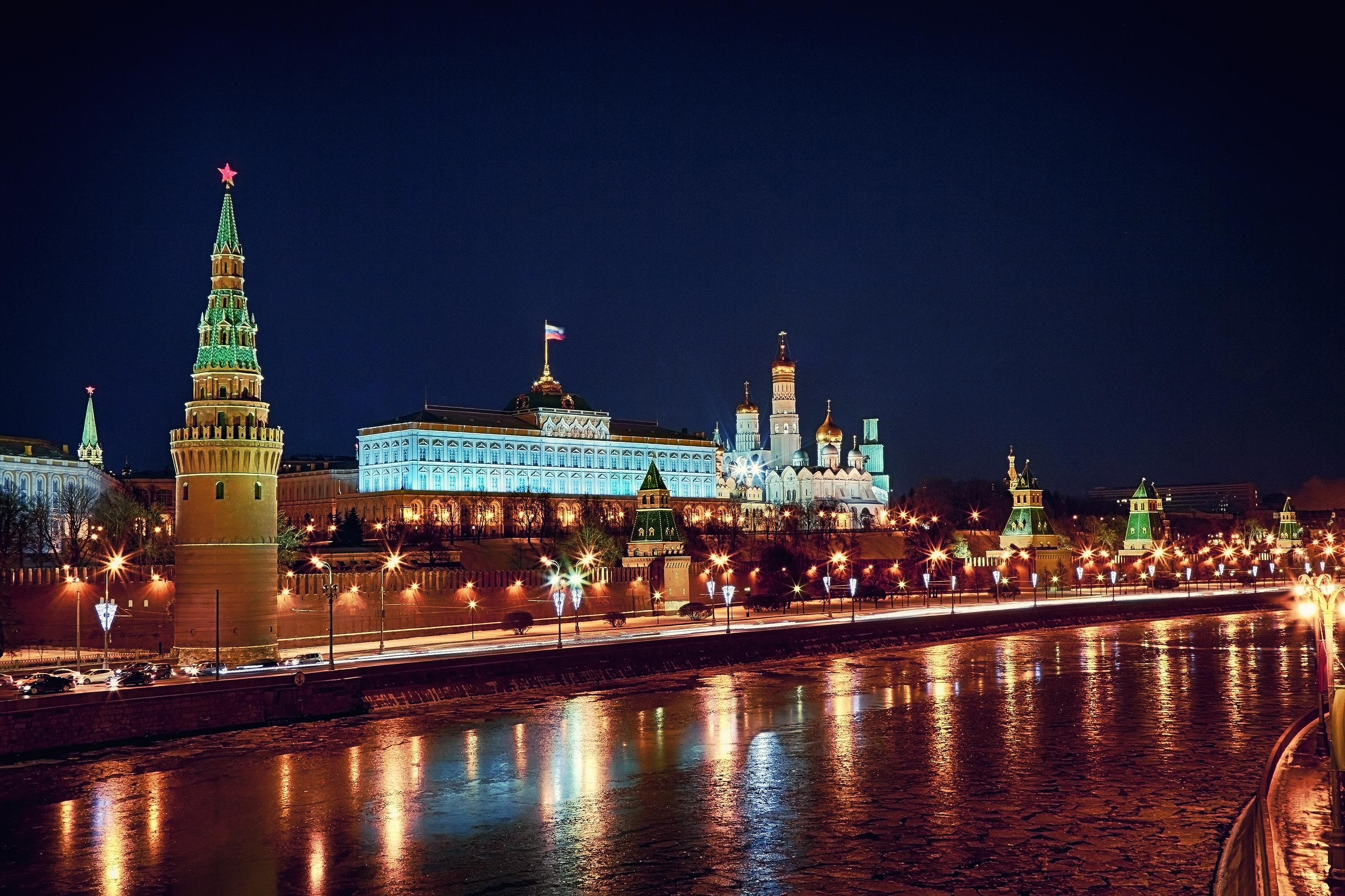 Обои городской пейзаж кремль здания на рабочий стол