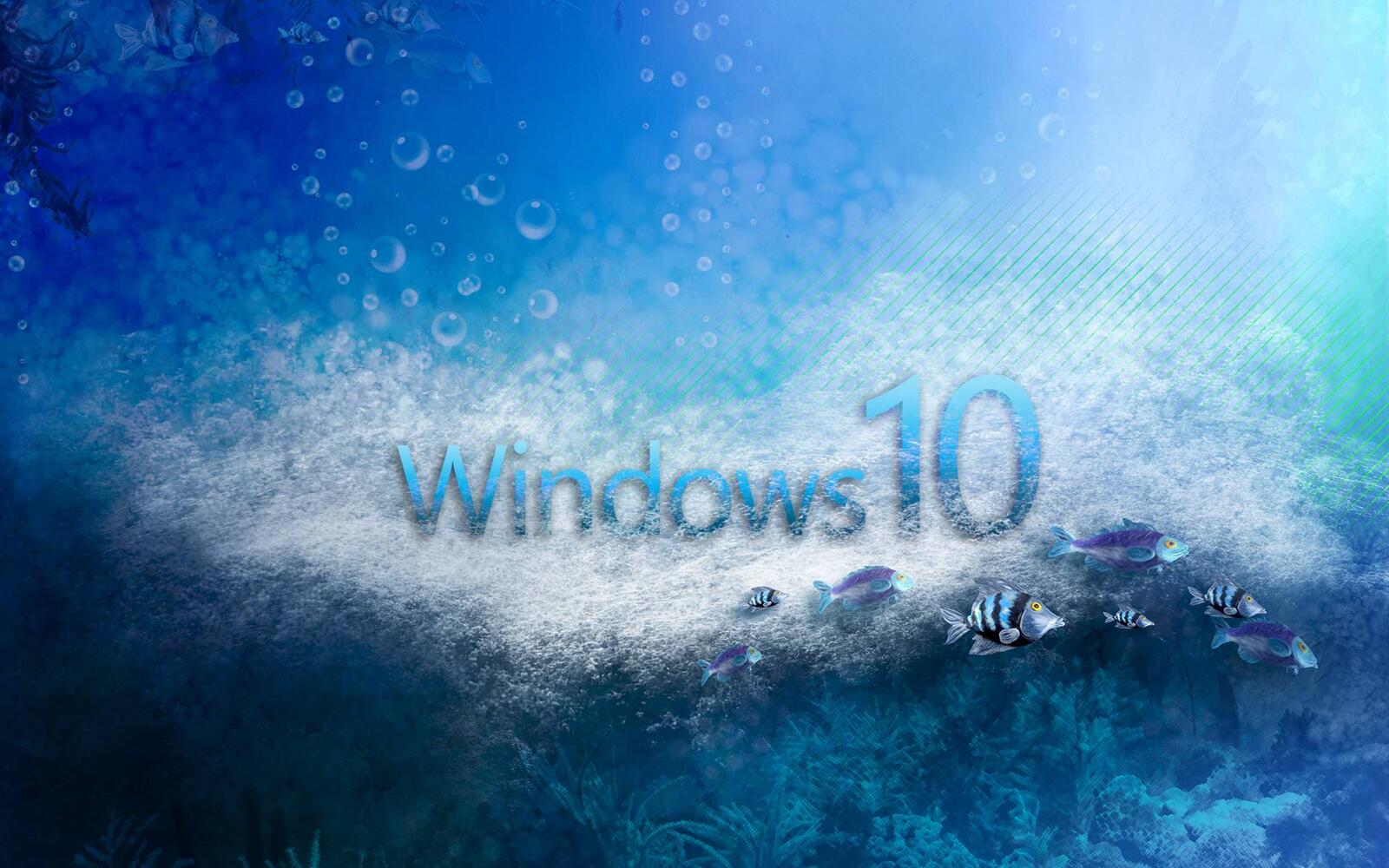 Бесплатное фото Windows 10 заставка