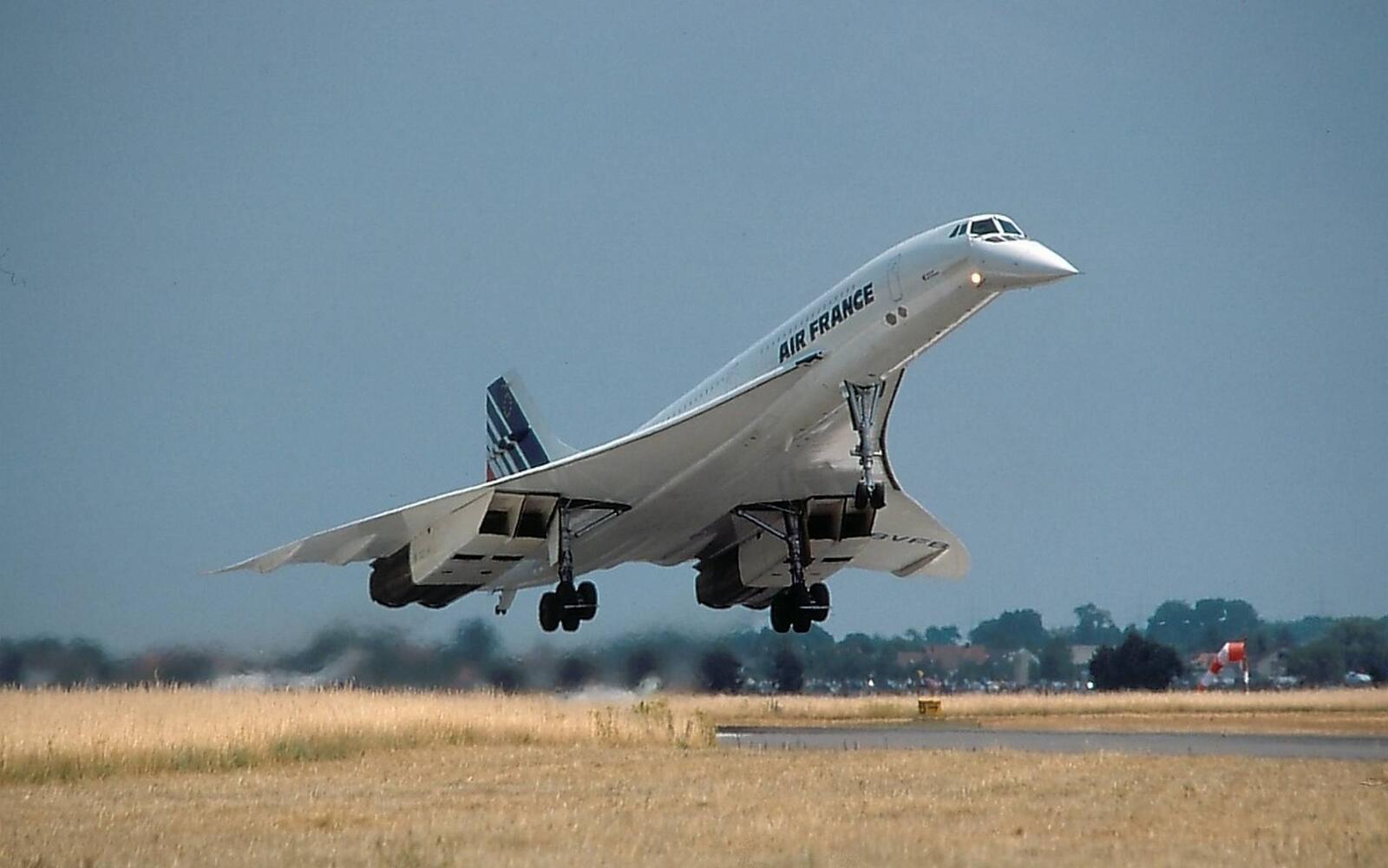 Wallpapers aircraft supersonic passenger Concord on the desktop