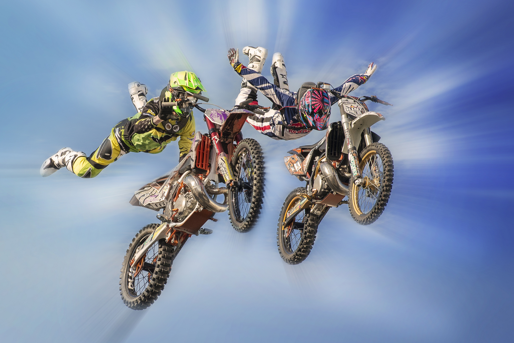 Photo free stunt, motocross, motorcycle
