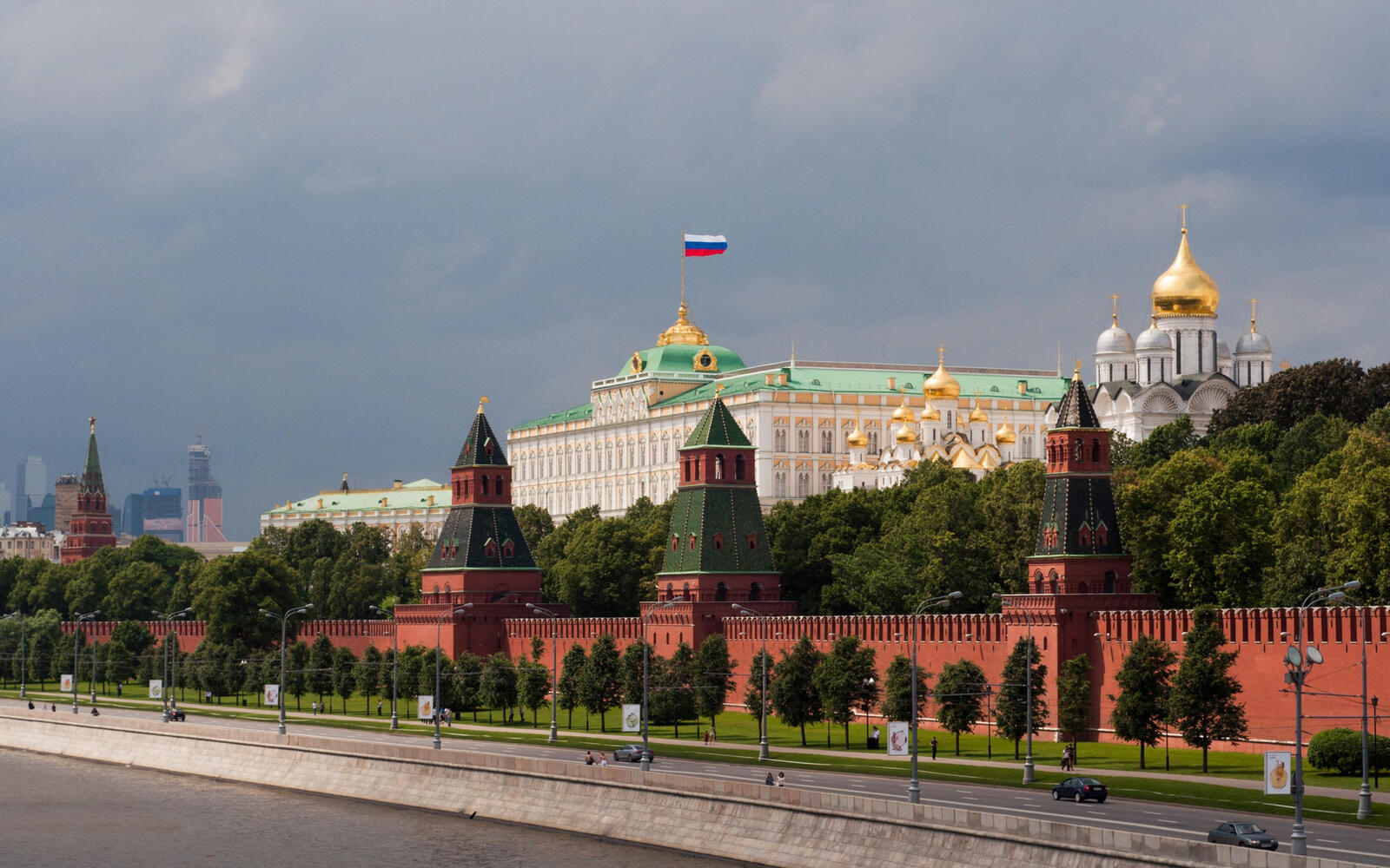 Обои Москва кремль храм на рабочий стол
