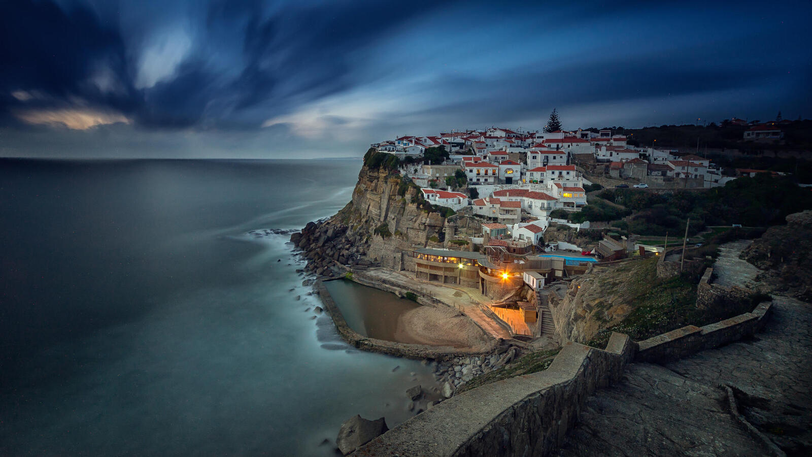 Free photo Download the screensaver of portugal, azenhas do mar to your phone for free