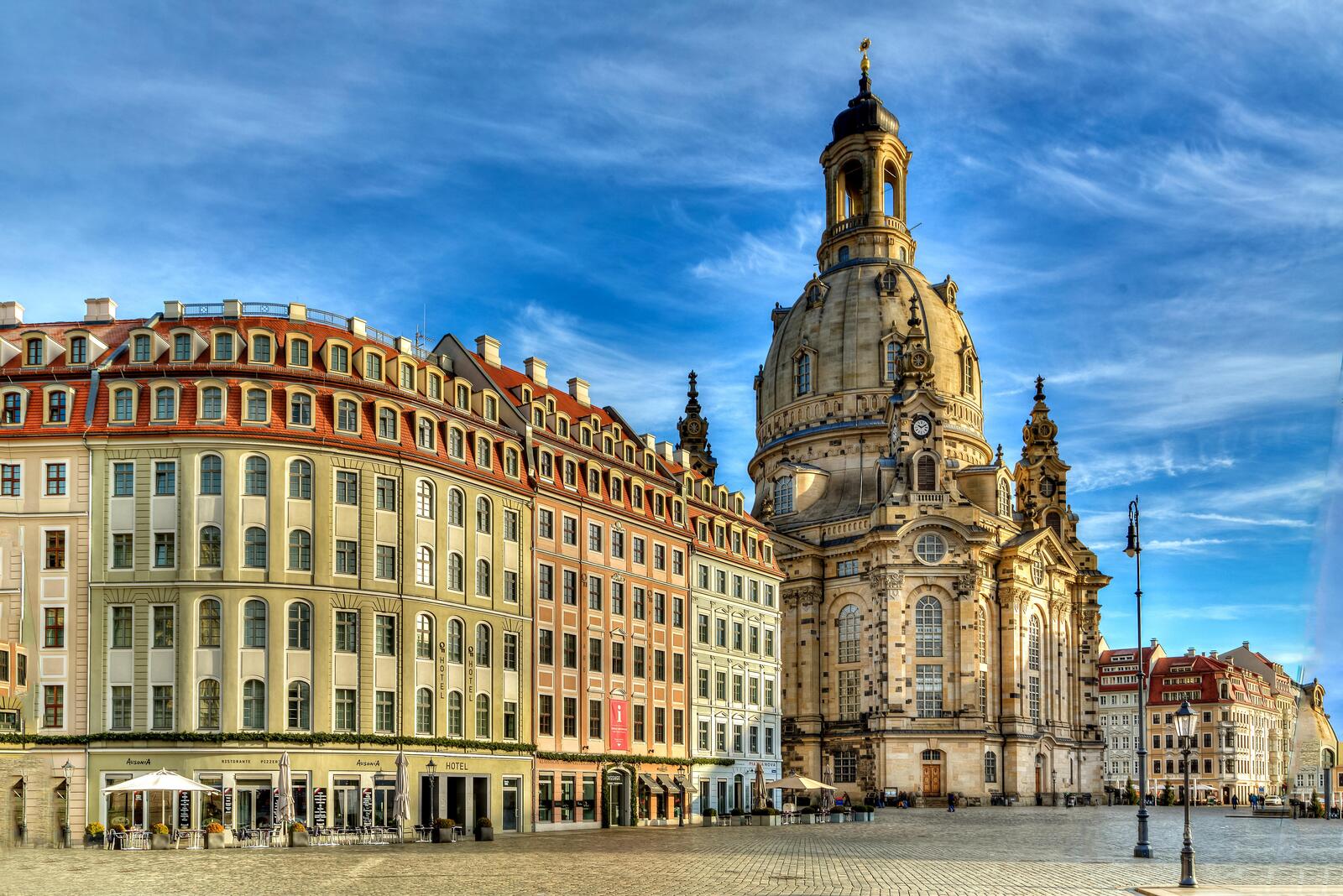 Обои Дрезден улица город на рабочий стол