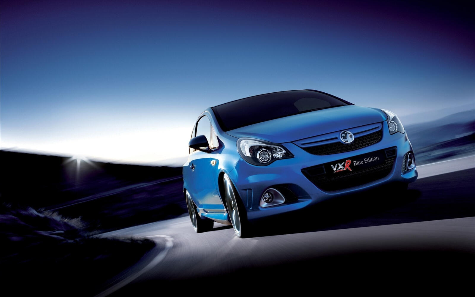 Wallpapers Vauxhall corset blue mountains on the desktop