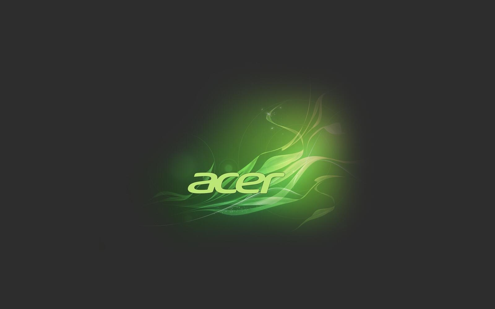 桌面上的壁纸Acer 徽标 闪屏
