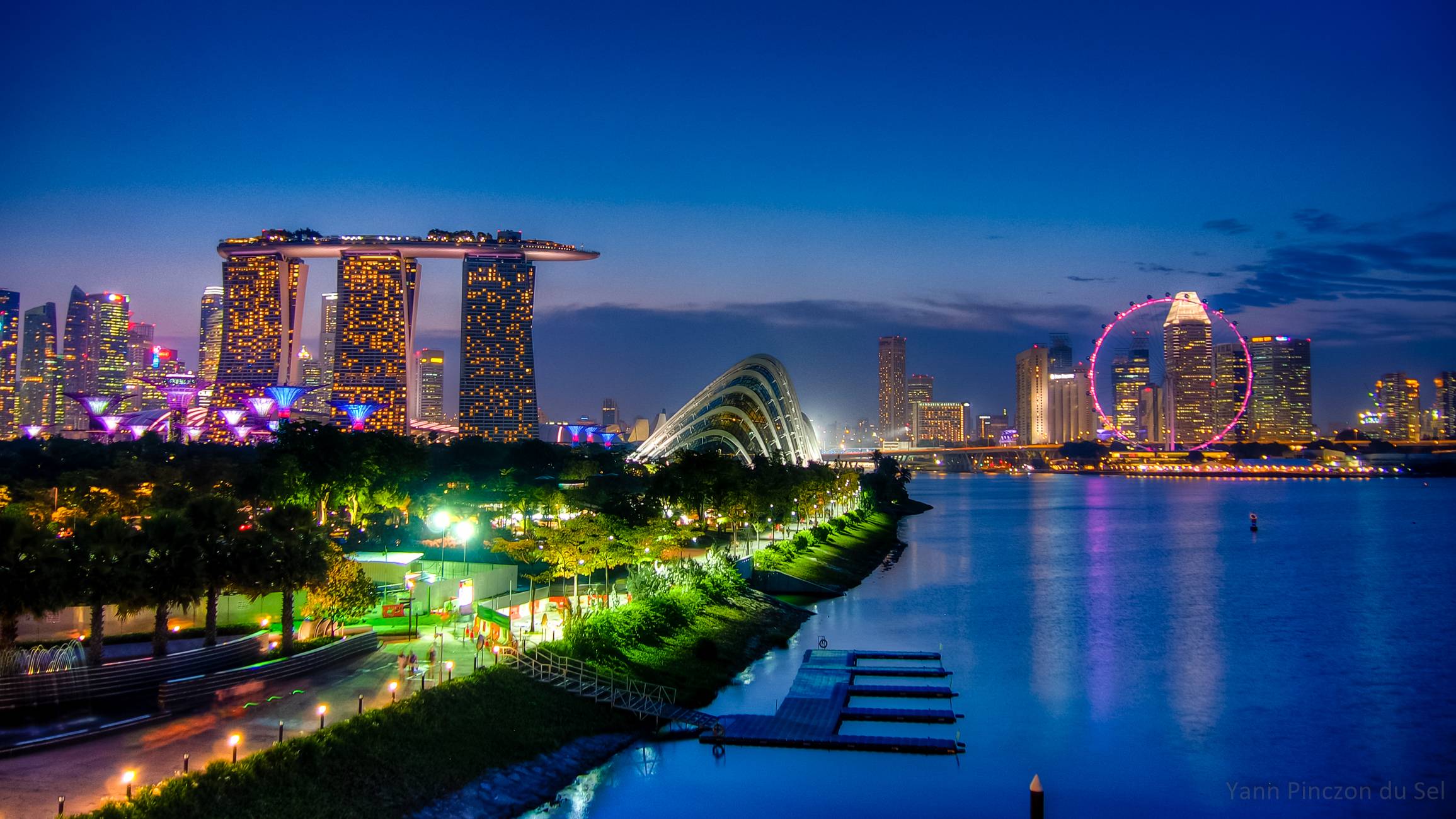 Обои Singapore Singapore city на рабочий стол