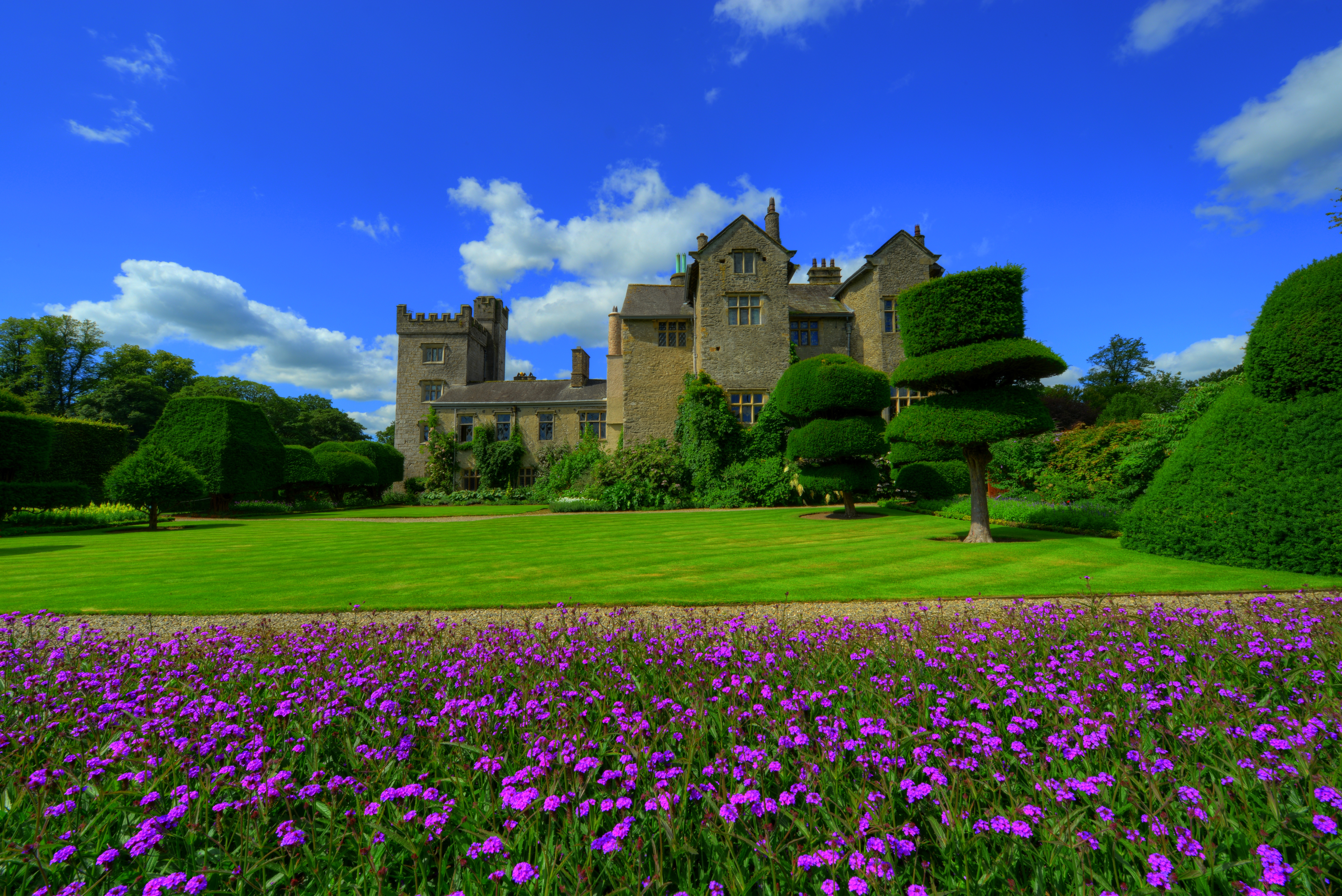 Wallpapers Garden Of Levens Hall England Cumbria on the desktop