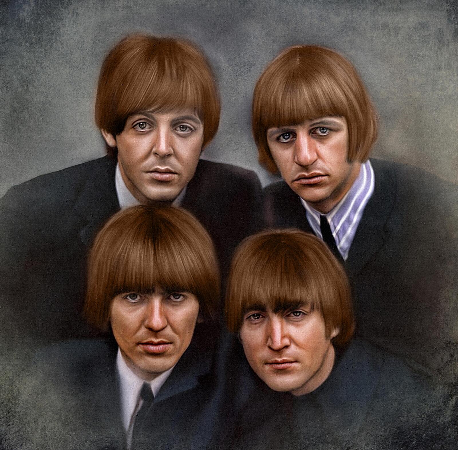 Обои Beatles ританская рок-группа из Ливерпуля основанная в 1960 году на рабочий стол