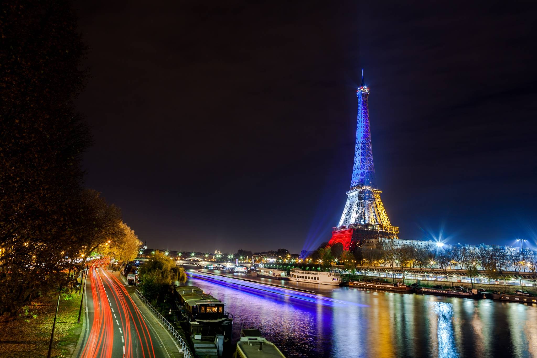 Париж ночью