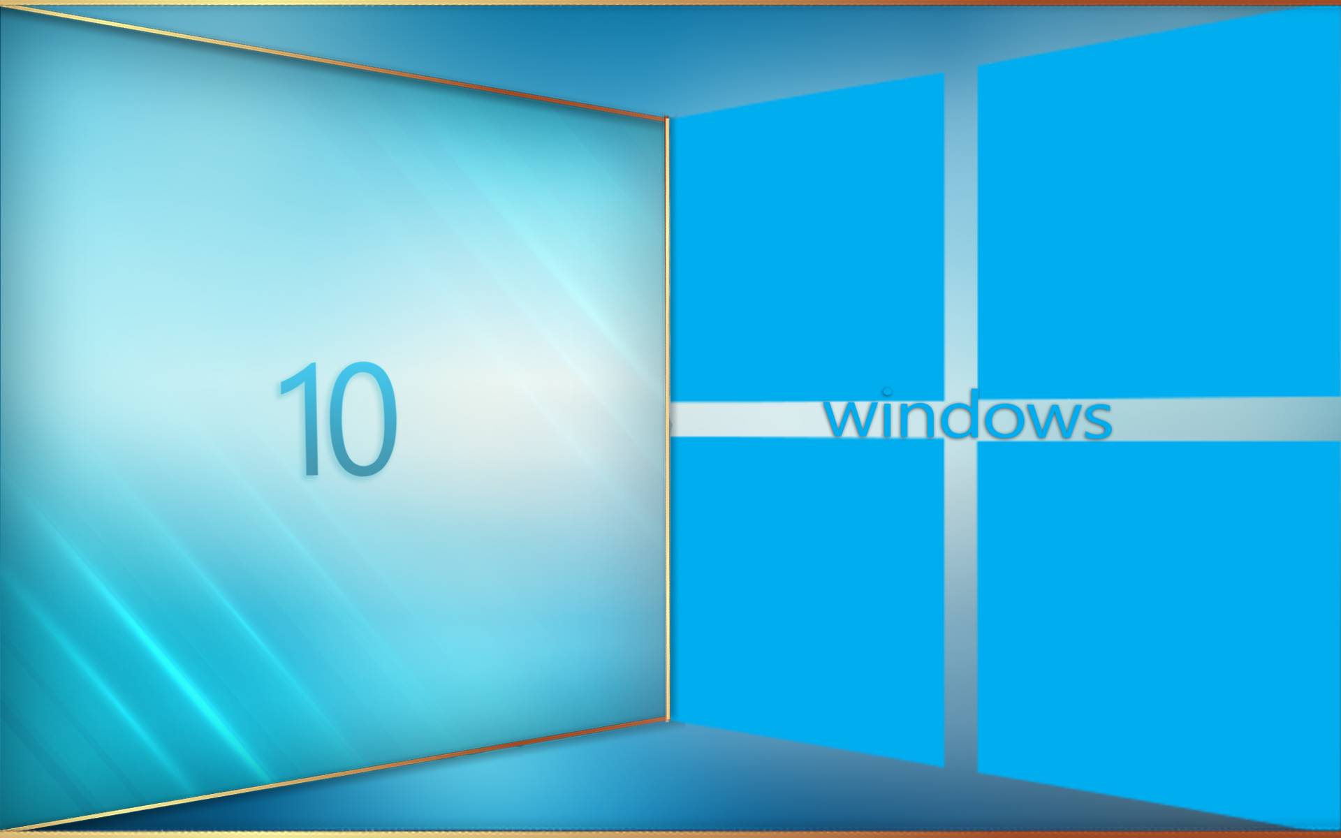 Free photo Windows 10 startup view