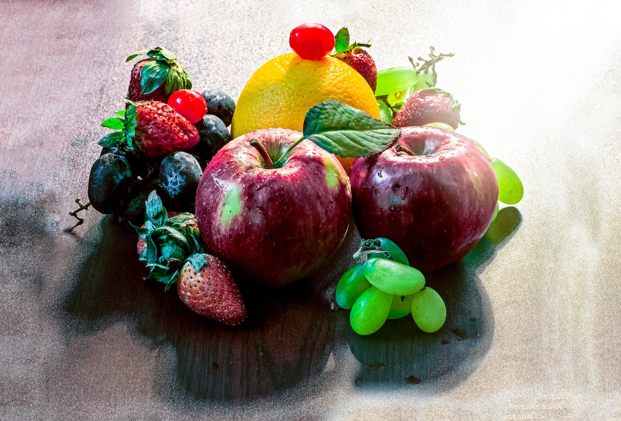 桌面上的壁纸水果 食物 浆果