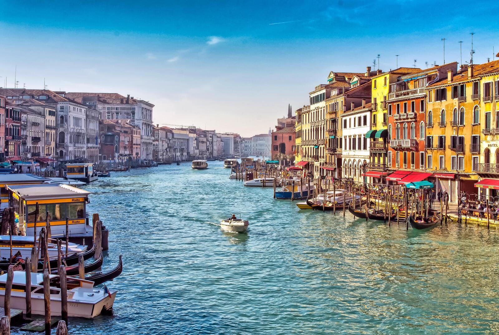 Обои Венеции Венеция катер на рабочий стол
