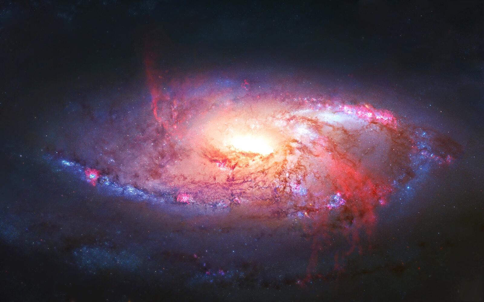 Wallpapers stars galaxy black hole on the desktop