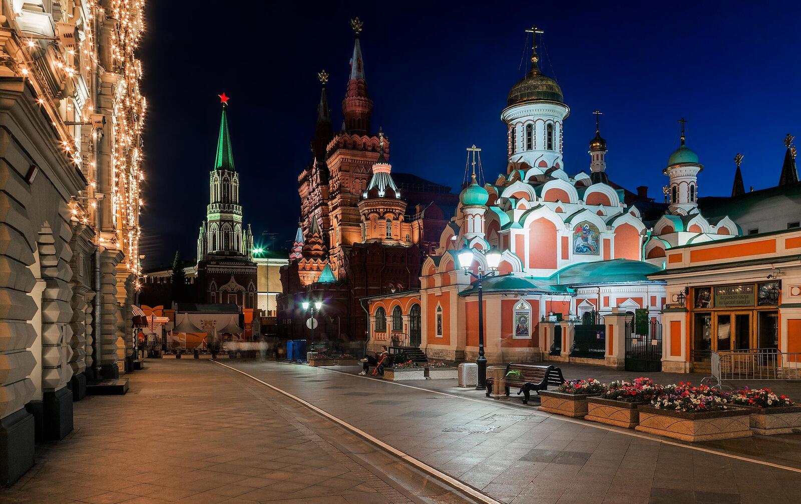 Обои Казанский собор Россия это Русская православная церковь на рабочий стол