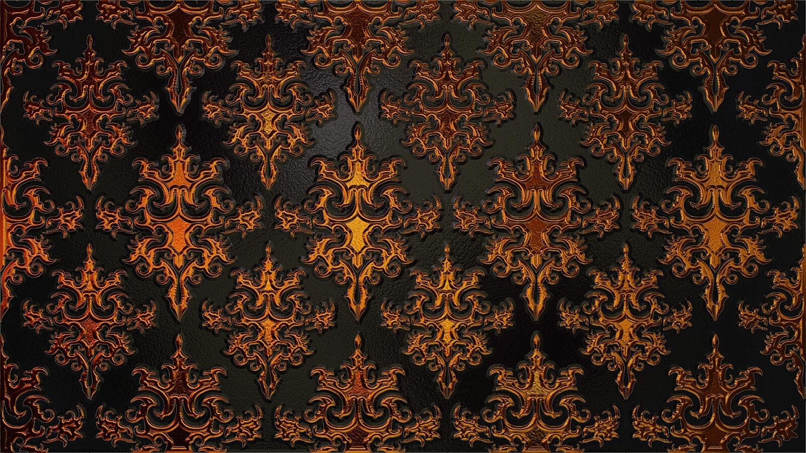 Wallpapers textures ornament black background on the desktop