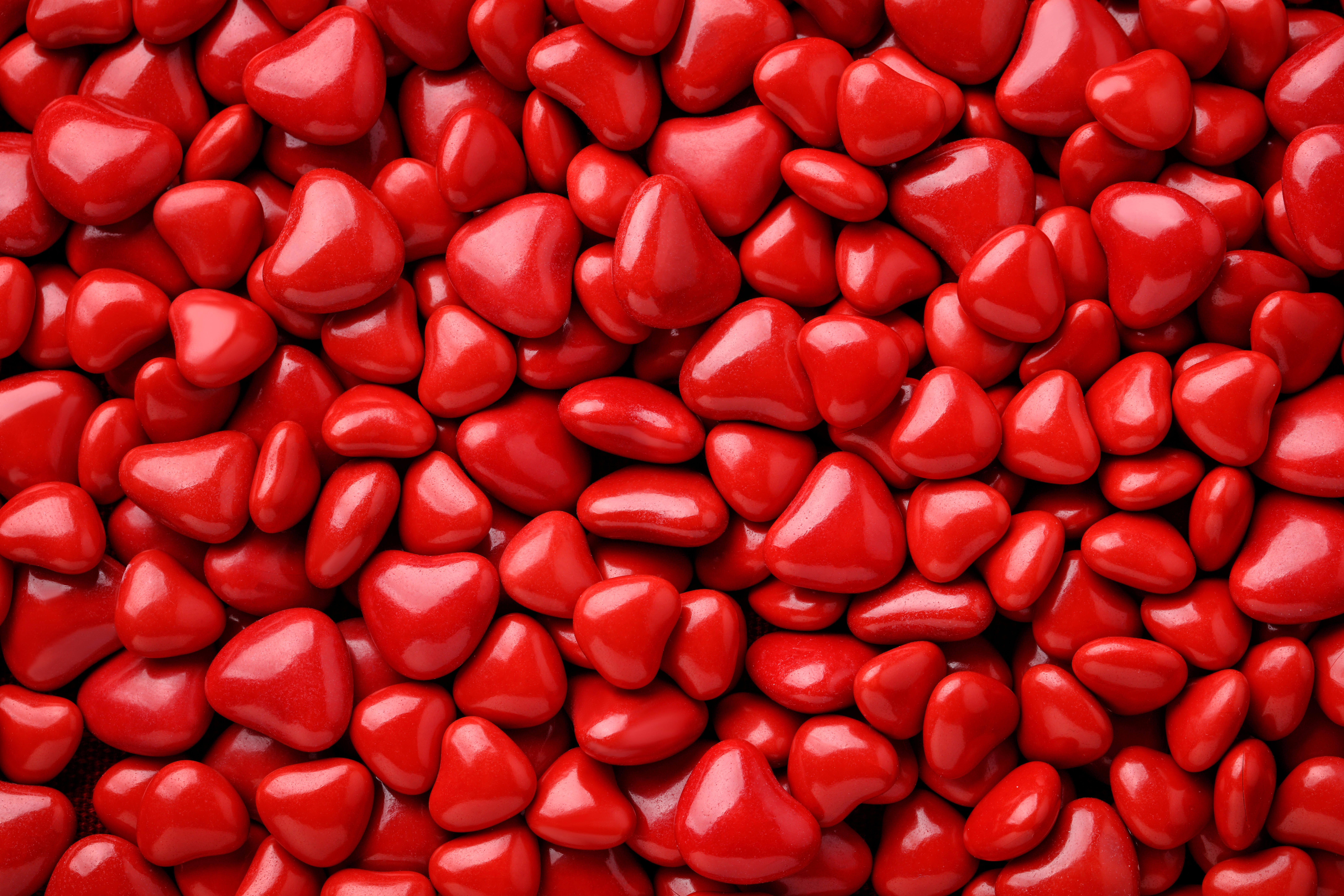Обои С Днем святого Валентина конфеты текстуры на рабочий стол