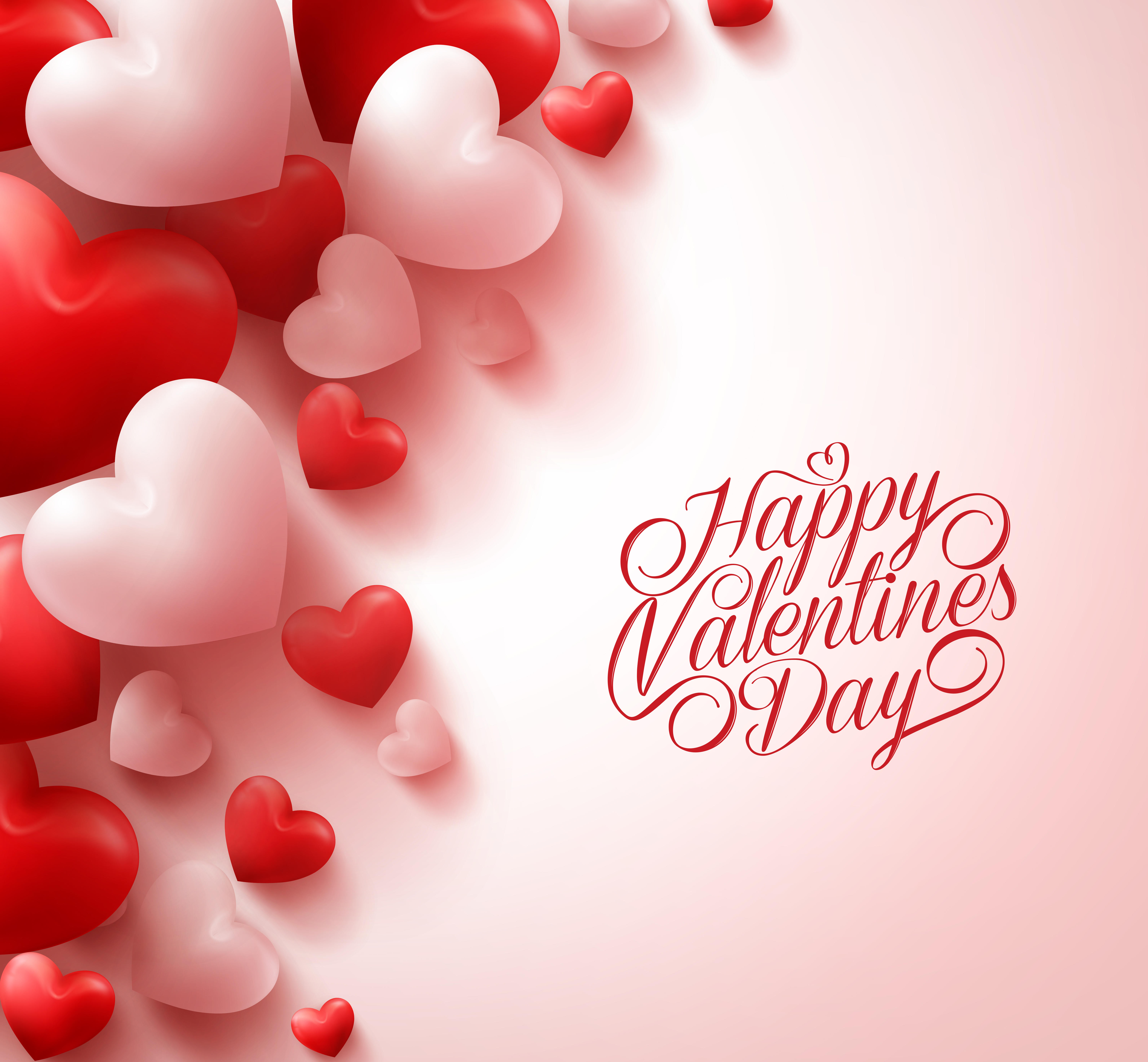 Wallpapers happy valentine`s day text a day of lovers on the desktop