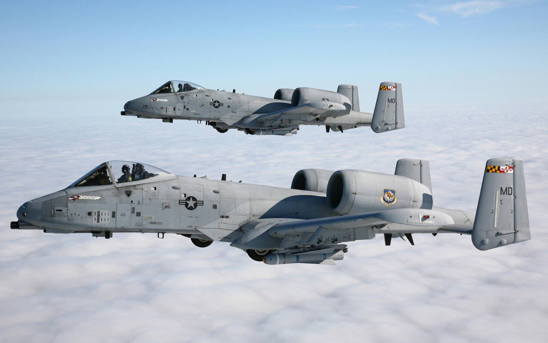 Wallpapers American attack aircraft cabins pilots on the desktop