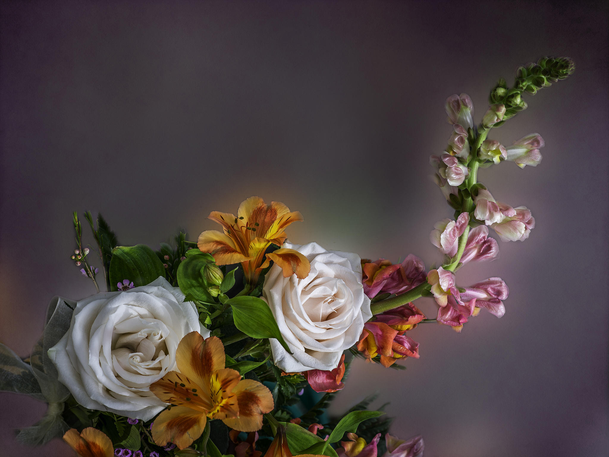 免费照片下载图片的玫瑰，花束桌面免费