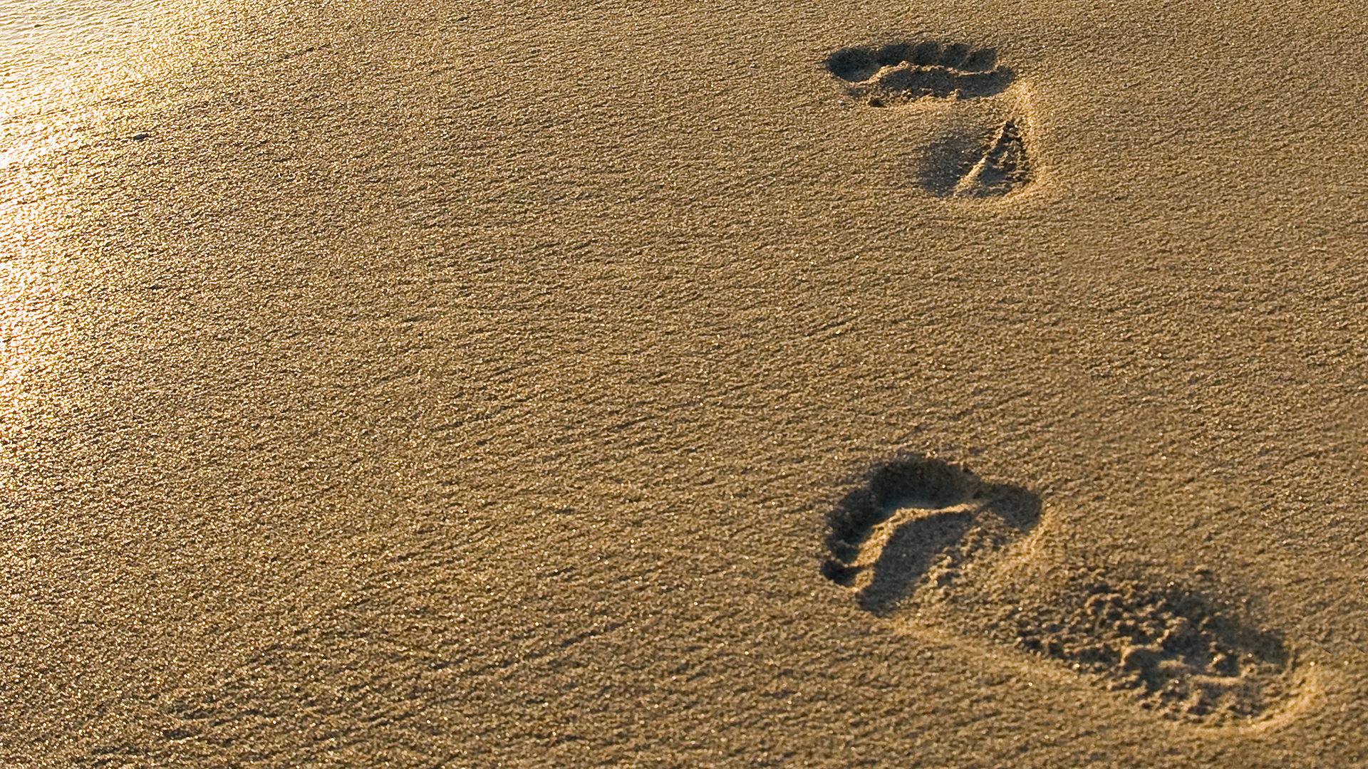免费照片下载图片 sand, footprints for desktop 免费