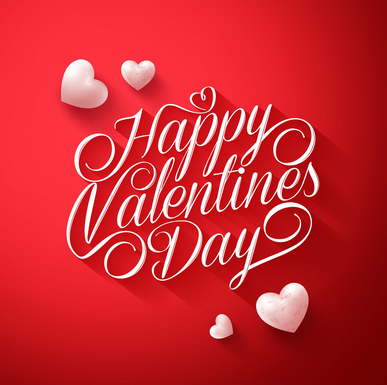 Обои сердечки романтические сердца День святого Валентина на рабочий стол