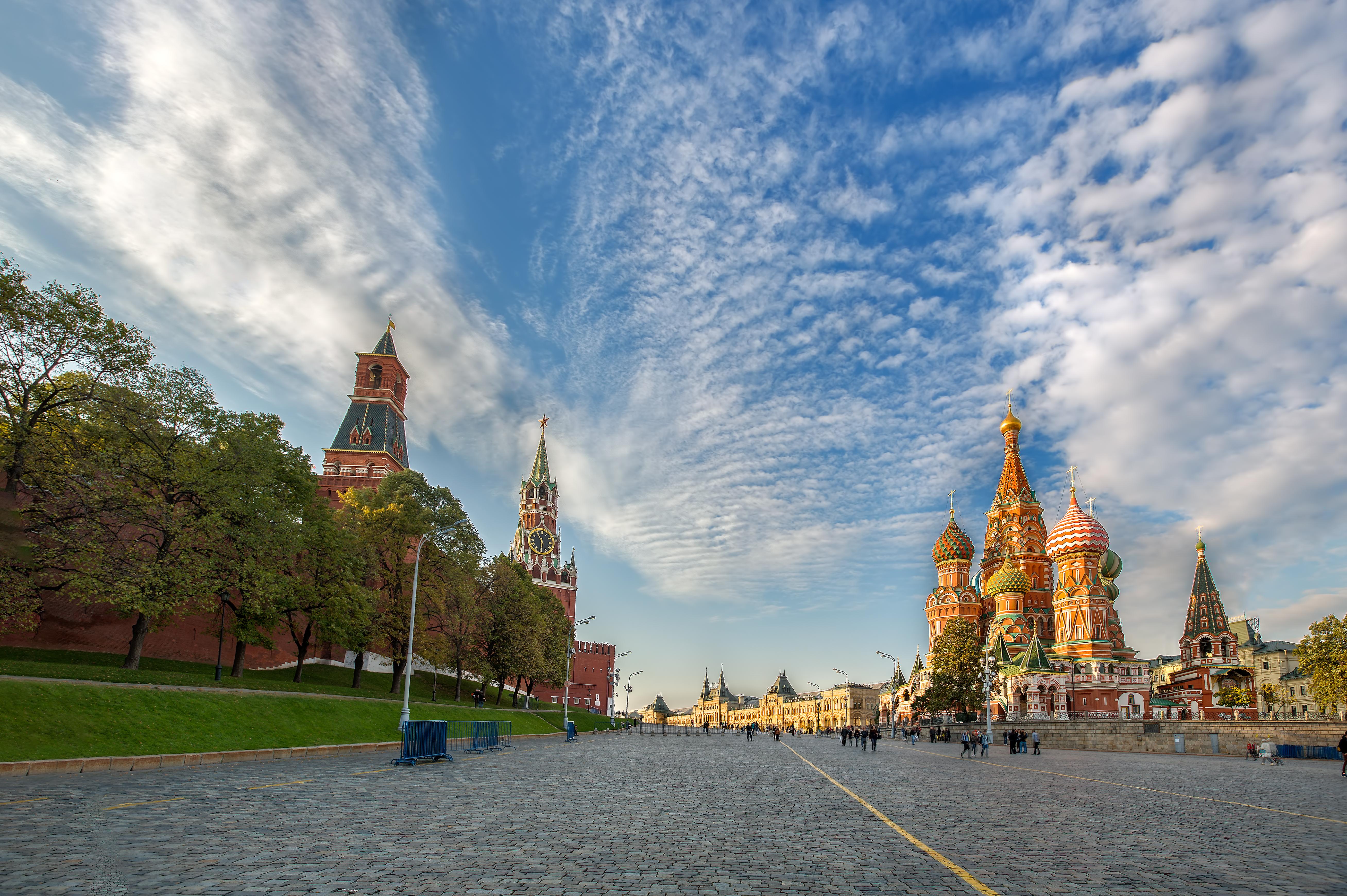 Фото бесплатно площадь, брусчатка, Москва