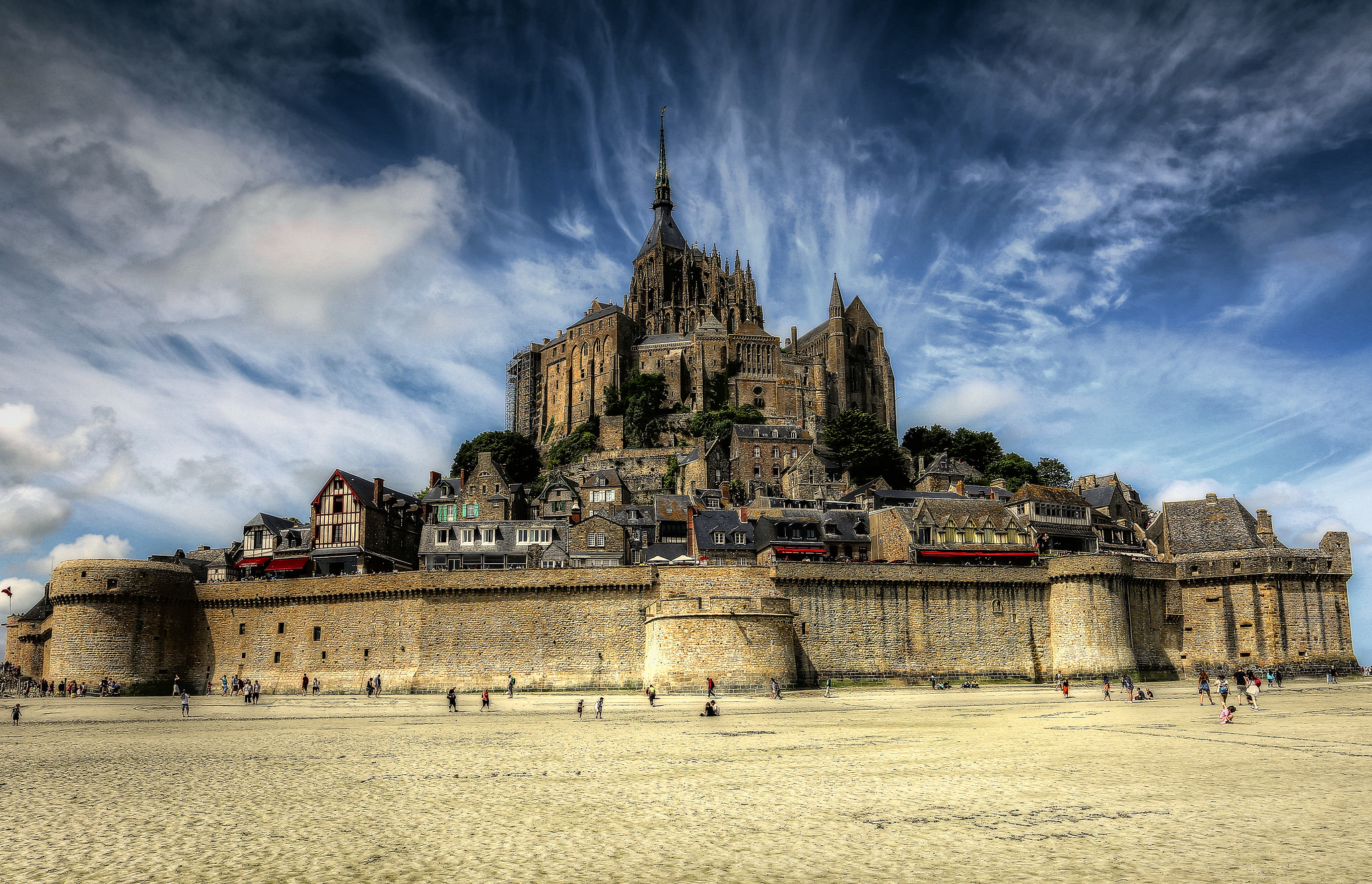 Фото бесплатно Франция, Мон-Сен-Мишель, Mont Saint Michel